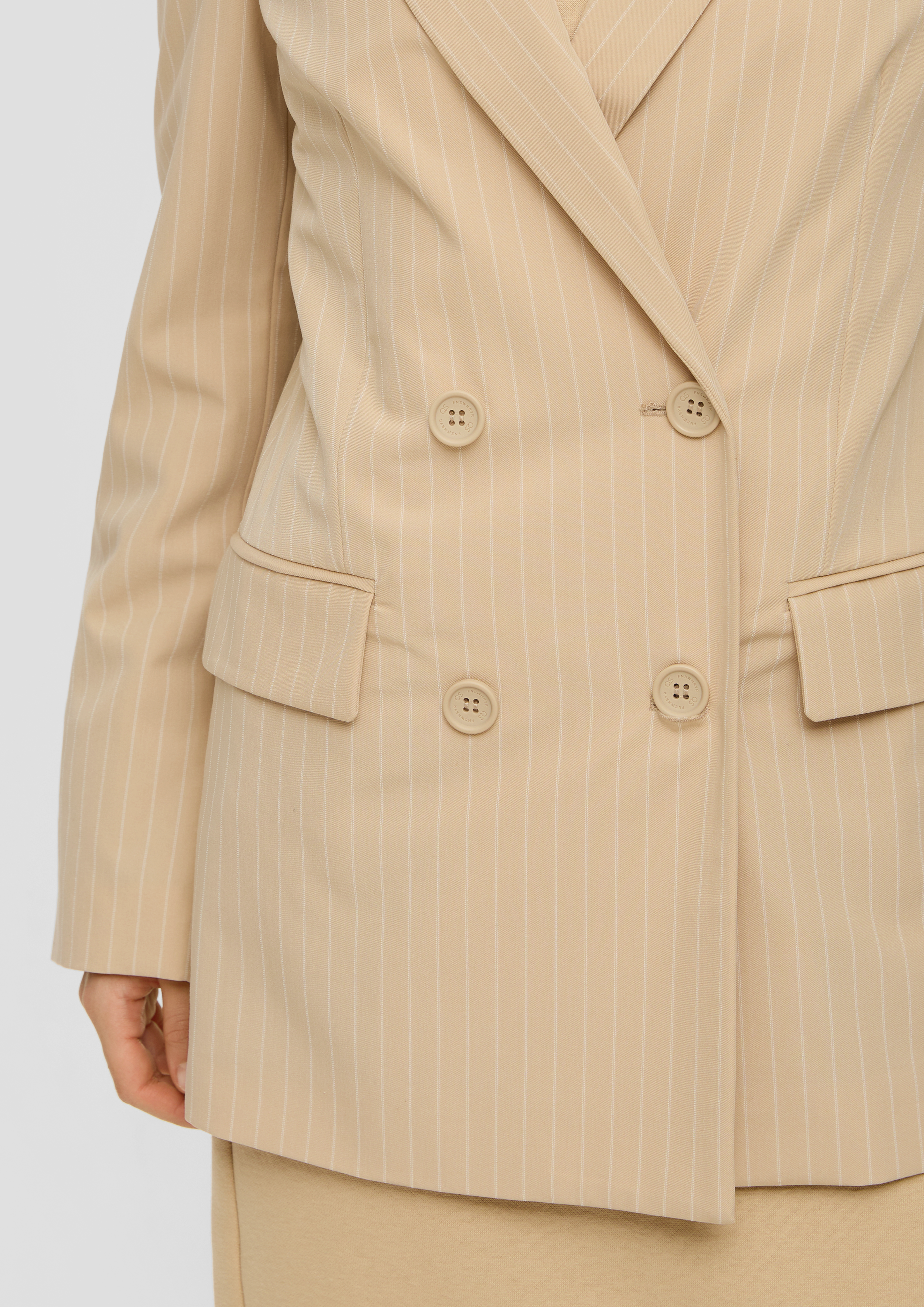 Statice Carl Blazer Blazer Sand Nadelstreifen main image 1