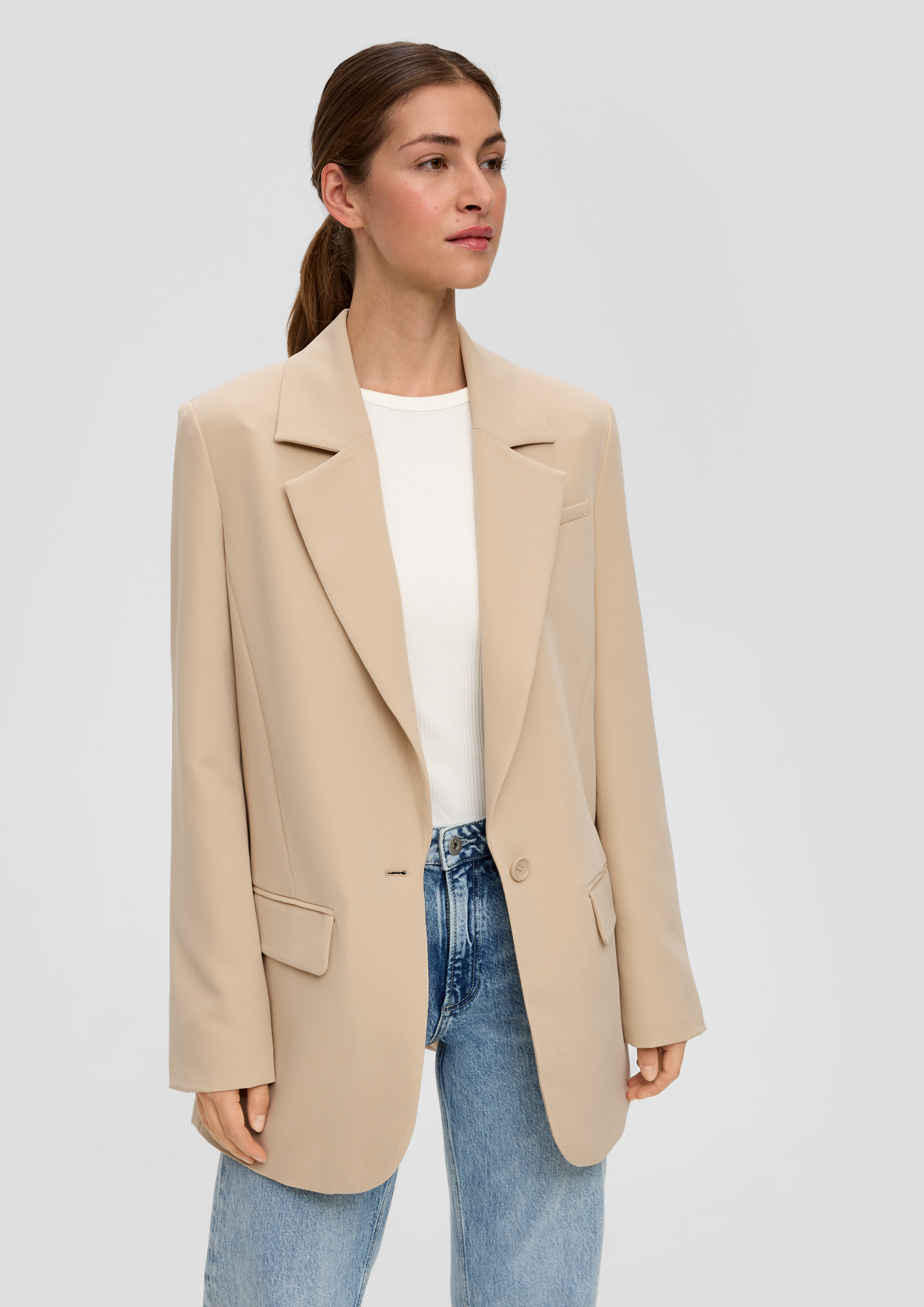 S.Oliver Oversize Blazer mit Pattentaschen