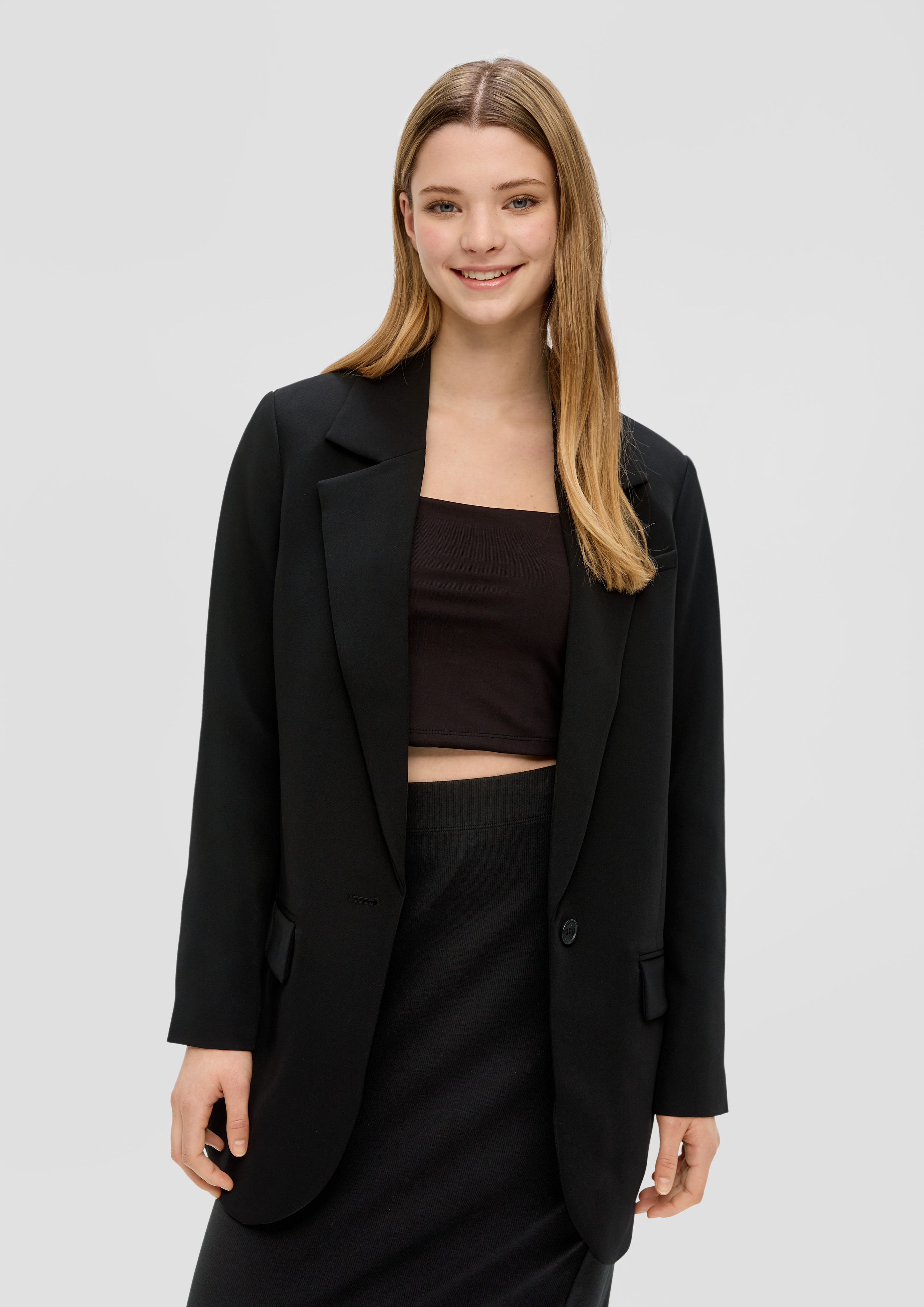 S.Oliver Oversize Blazer mit Pattentaschen