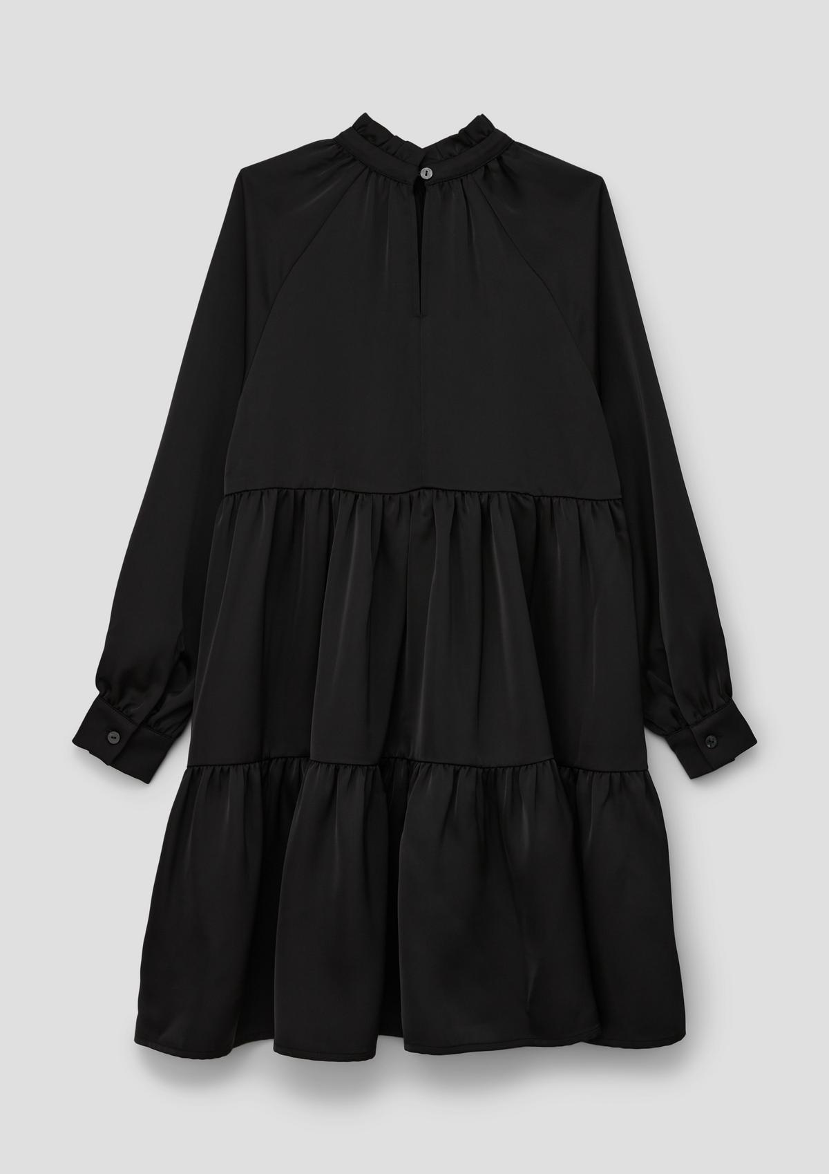 s.Oliver Satijnen jurk met strokenrok