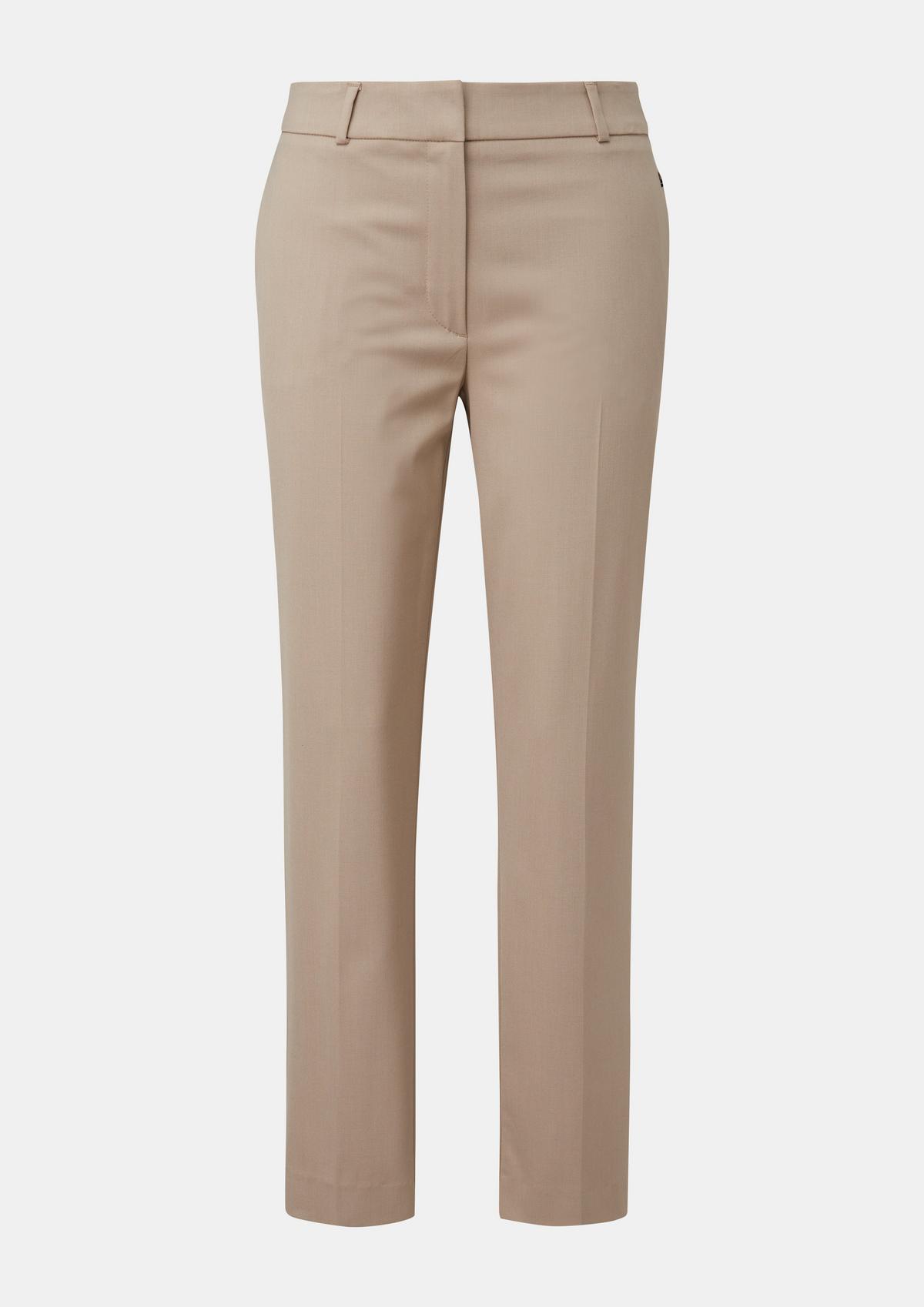 comma Cigarette trousers with pressed pleats