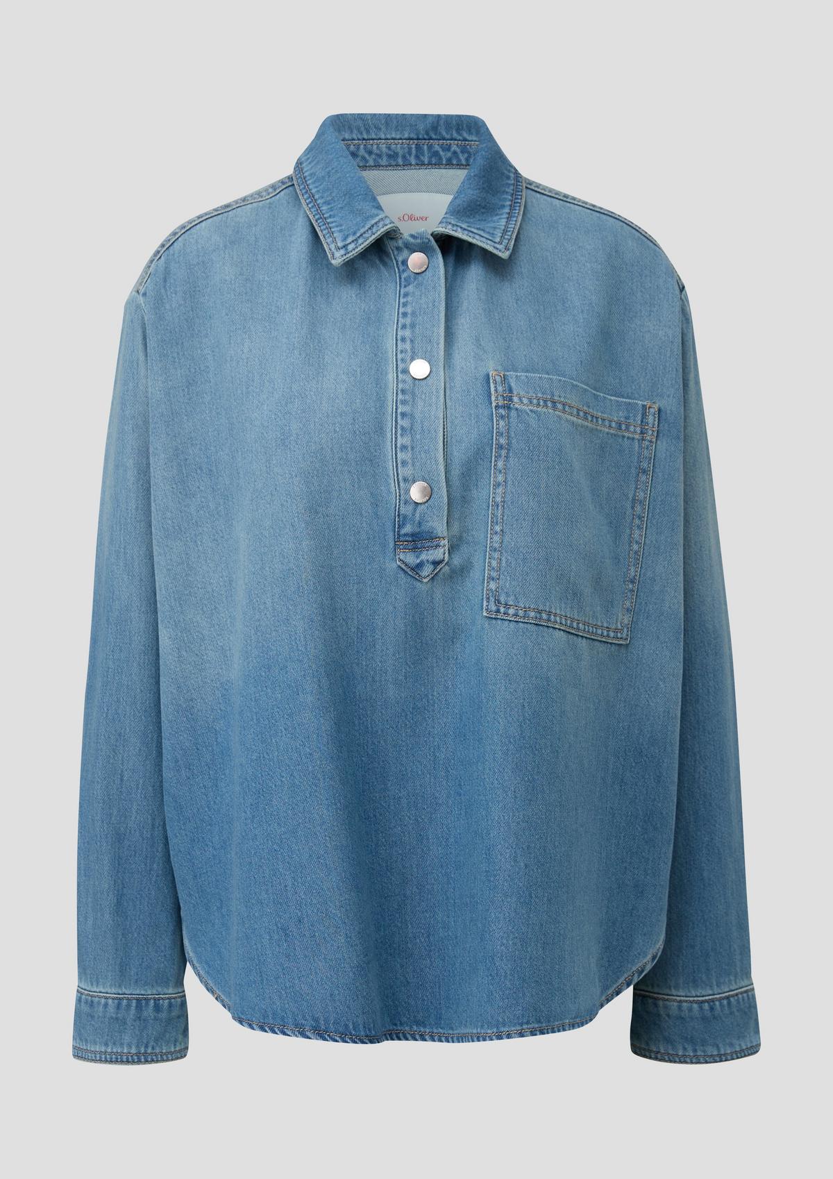 s.Oliver Jeans shirt jacket in a loose fit