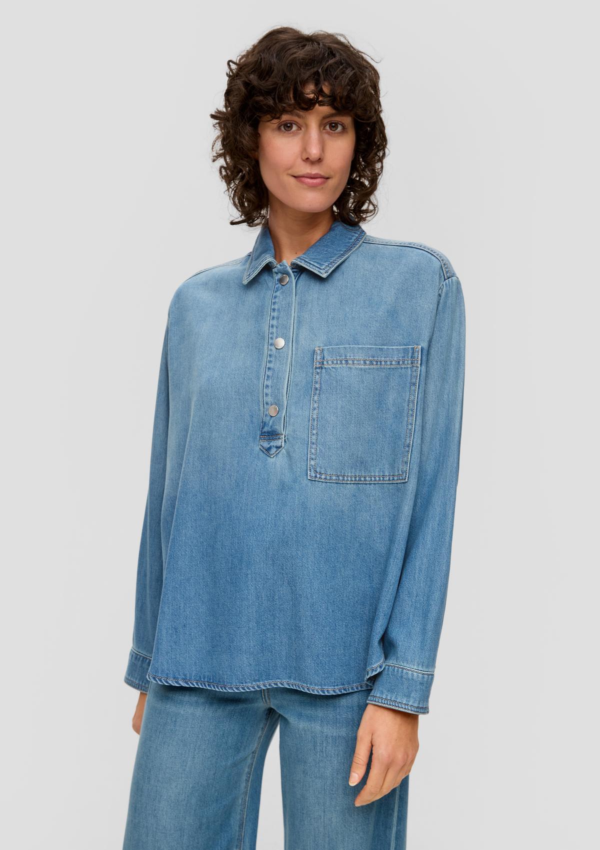 Jeans-Overshirt im Loose Fit