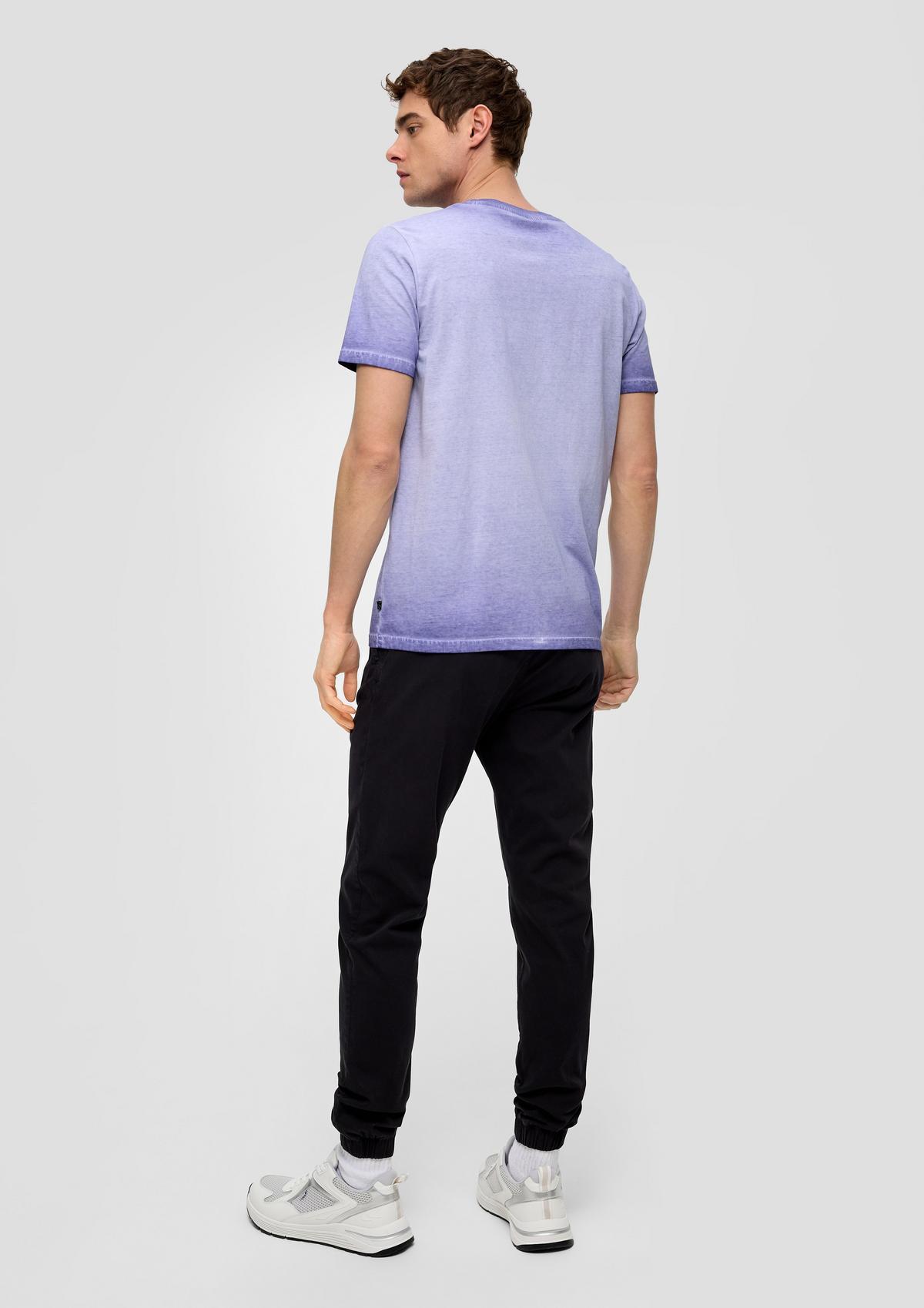 s.Oliver Garment-dyed cotton T-shirt