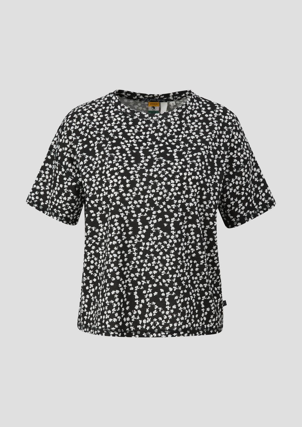 s.Oliver T-shirt in a loose fit with an all-over print