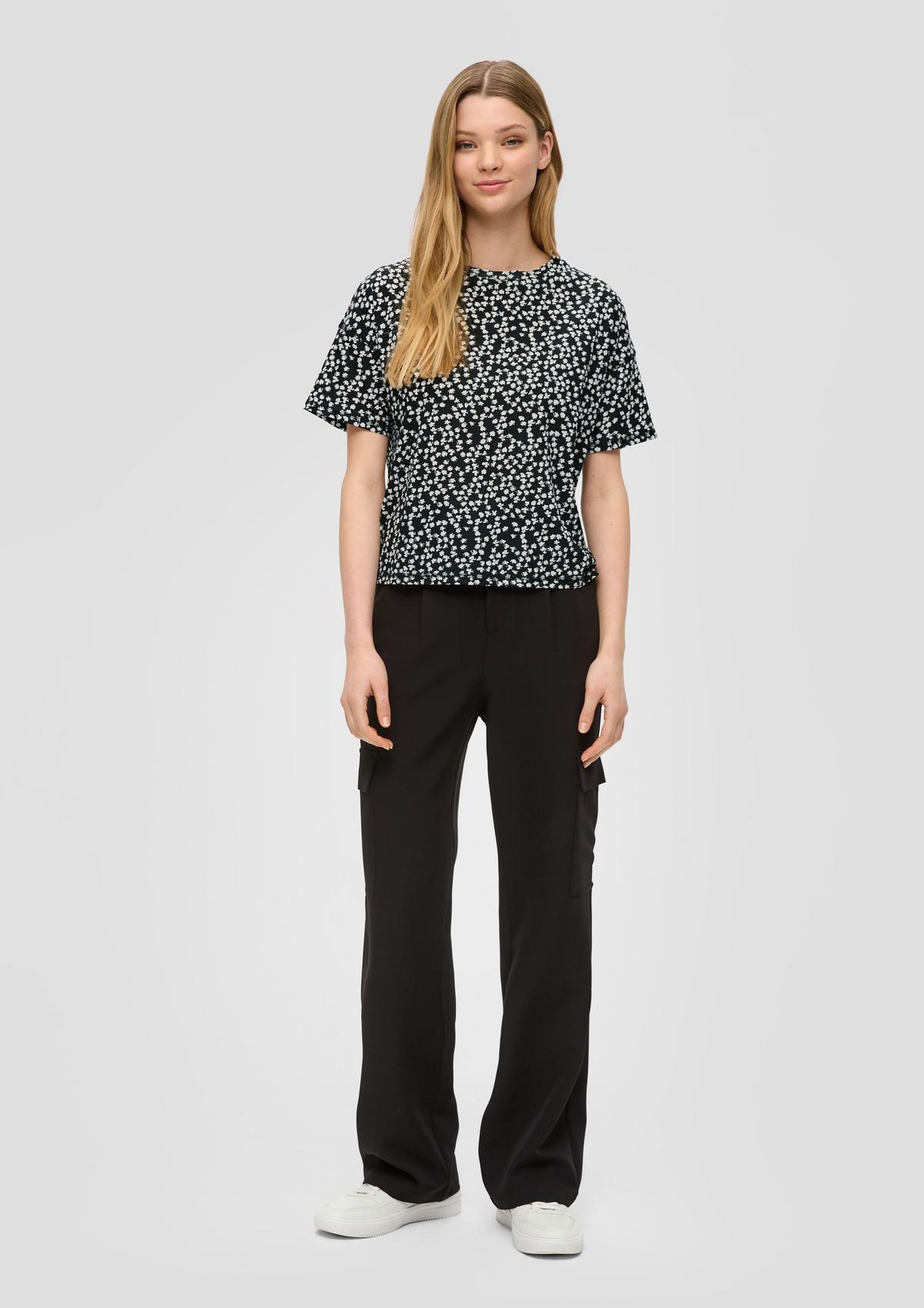 s.Oliver T-shirt in a loose fit with an all-over print