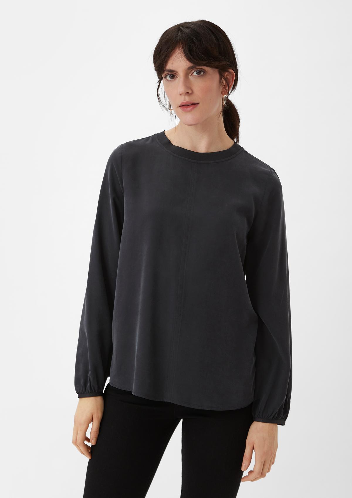 comma Long sleeve top made of flowing modal