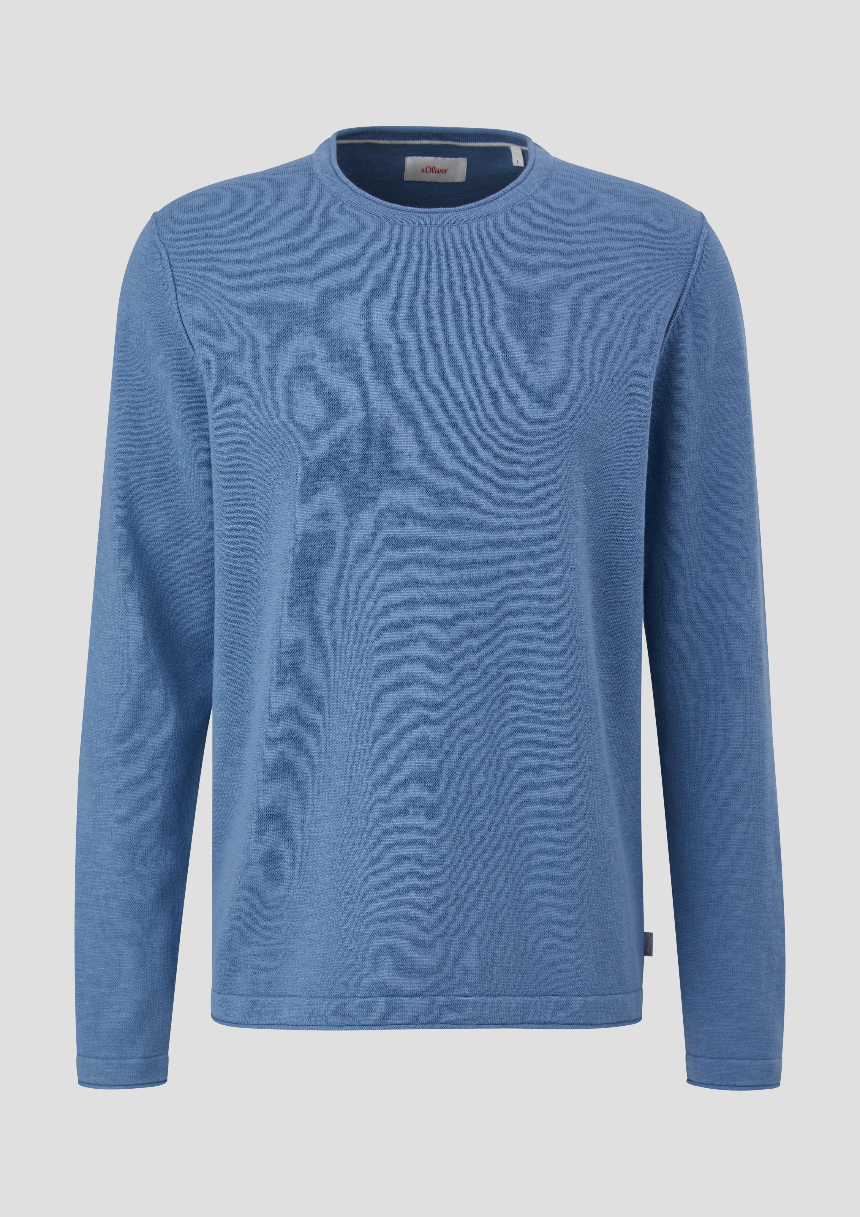 s.Oliver Strickpullover mit Rollkante