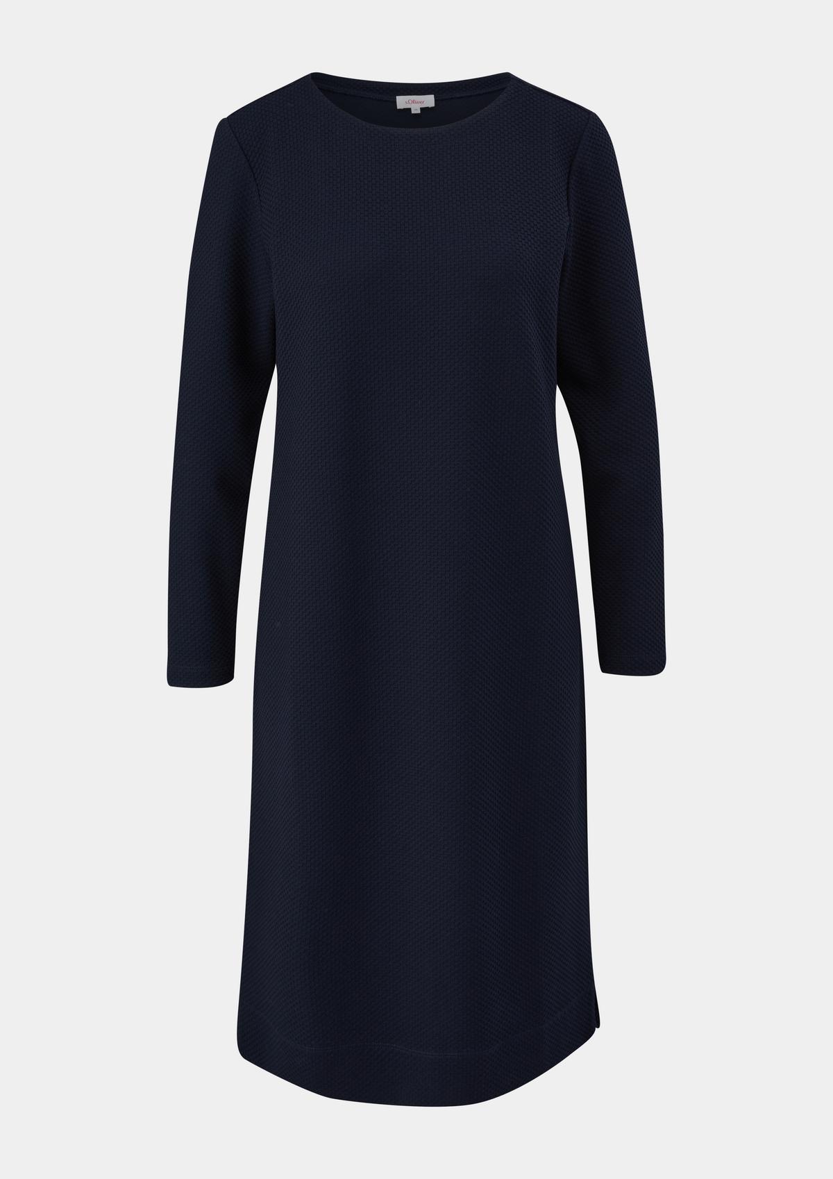 s.Oliver Jersey dress with a textured pattern