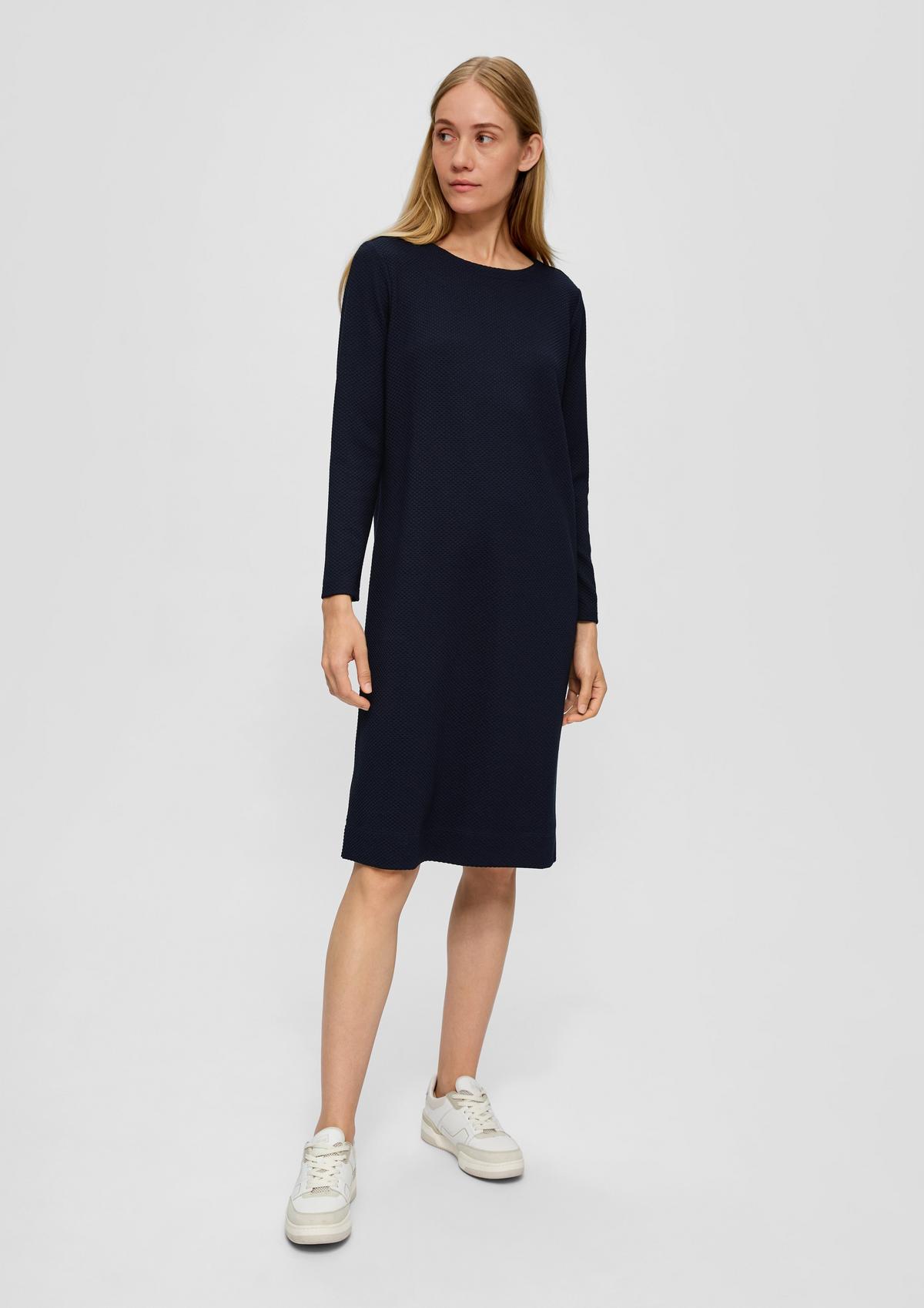 s.Oliver Jersey dress with a textured pattern