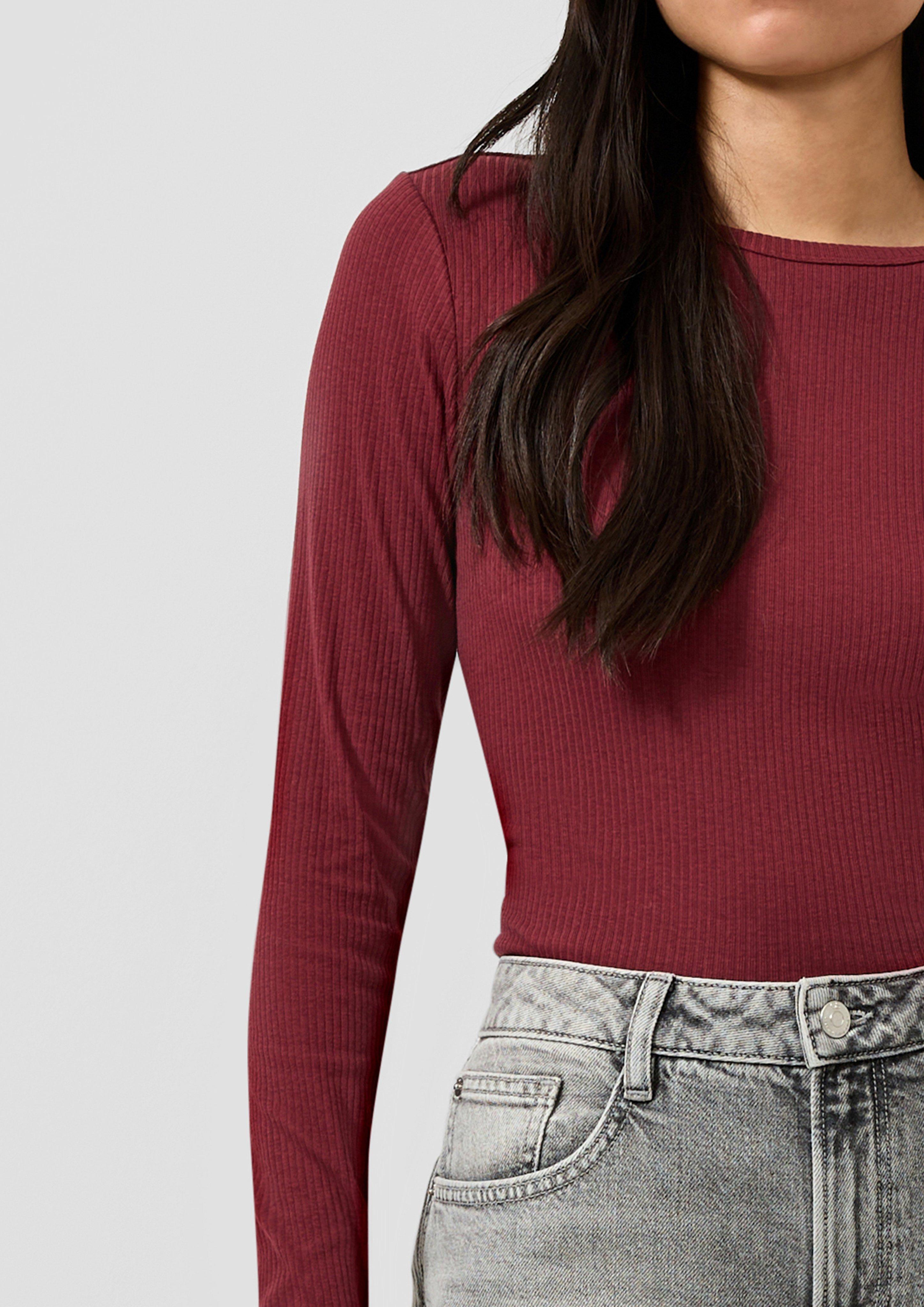 Dames Top in rood van QS