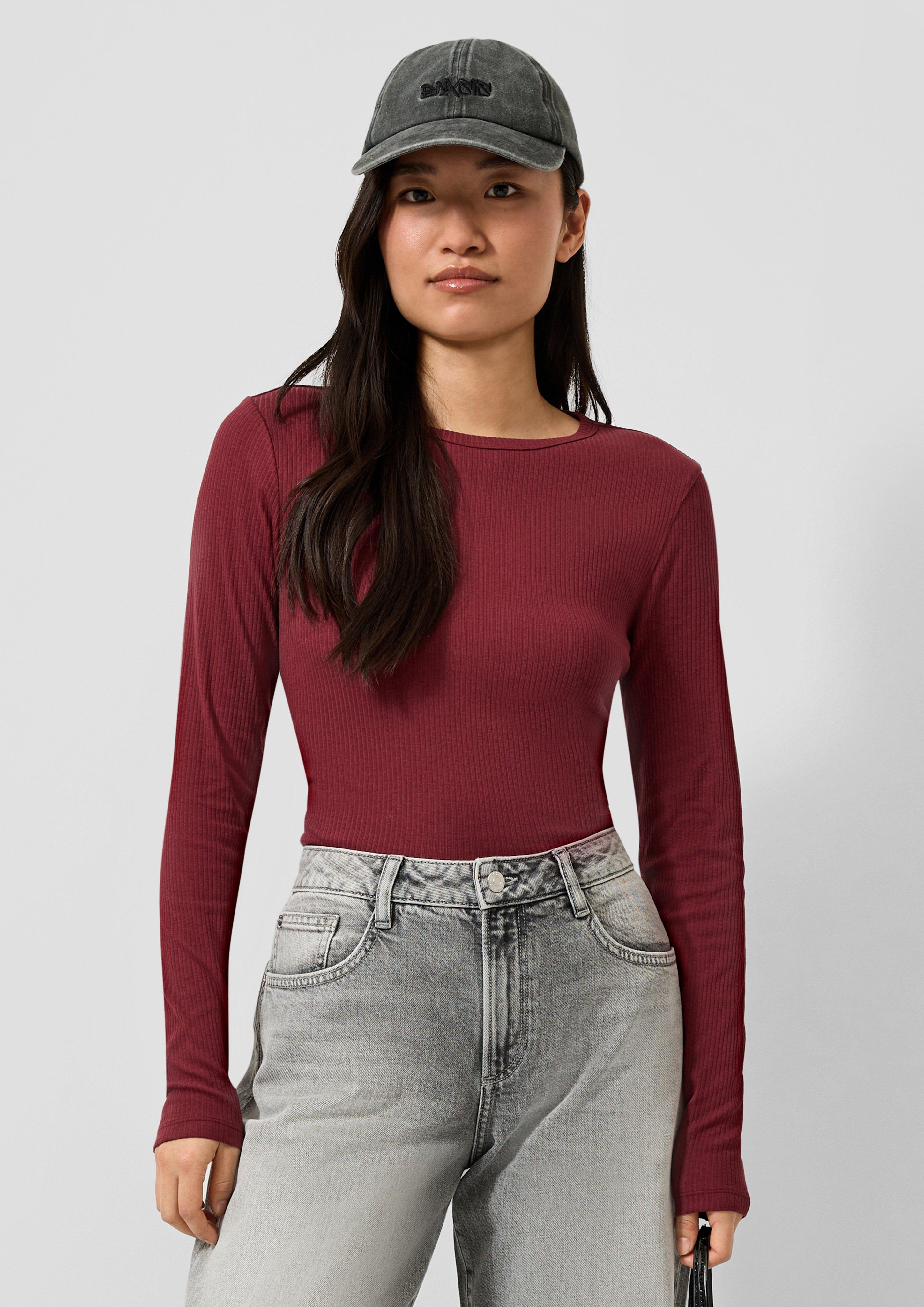Dames Top in rood van QS