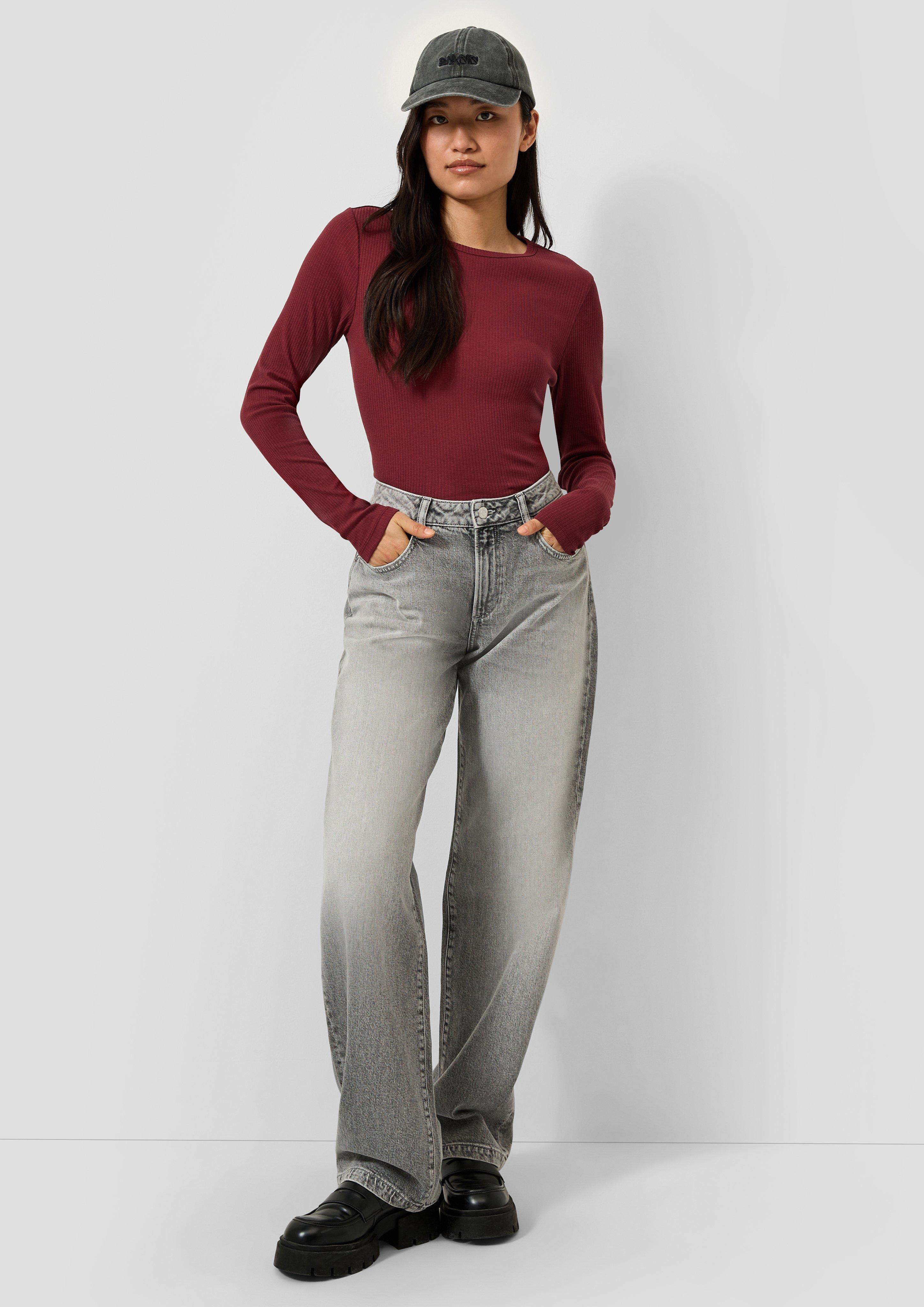 Dames Top in rood van QS