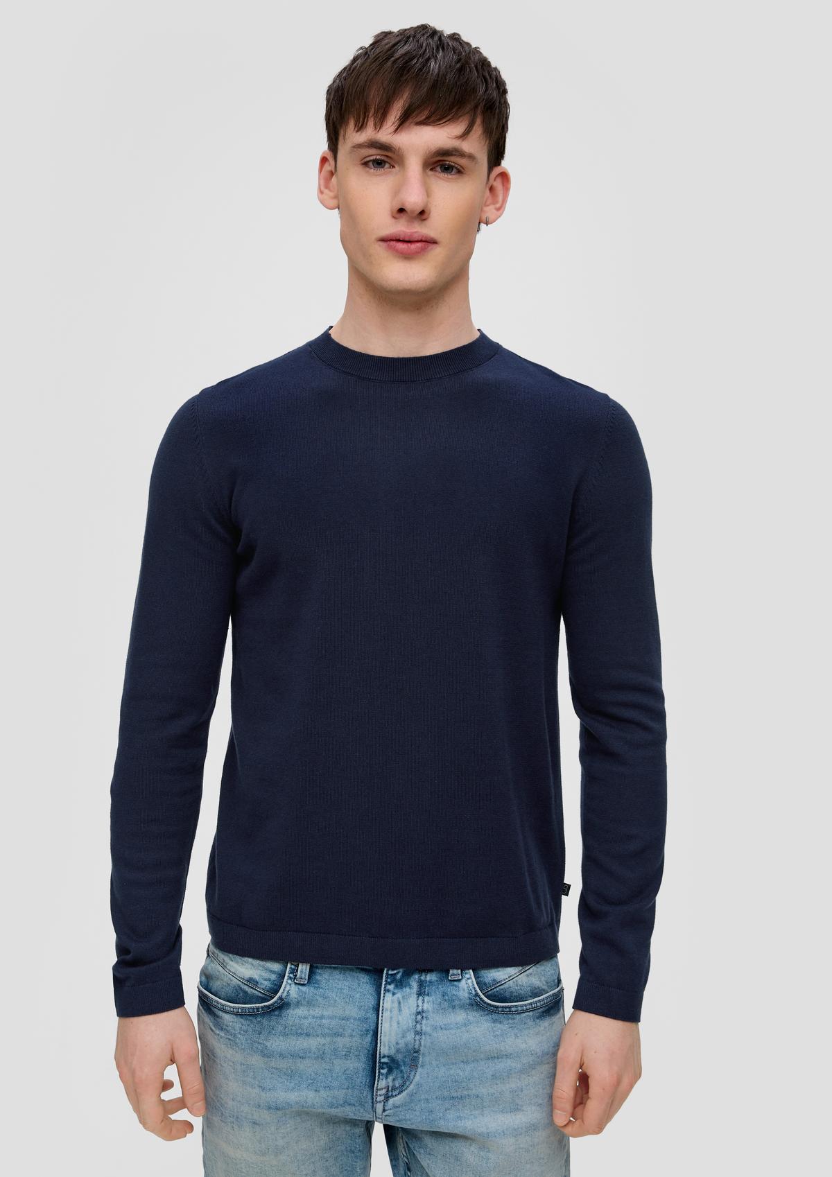 s.Oliver Pleteni pulover s okruglim izrezom