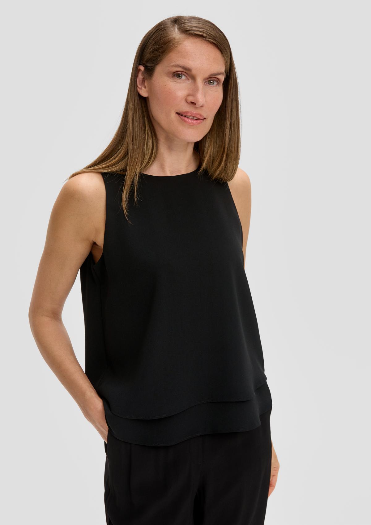 s.Oliver Blouse top with layer detail