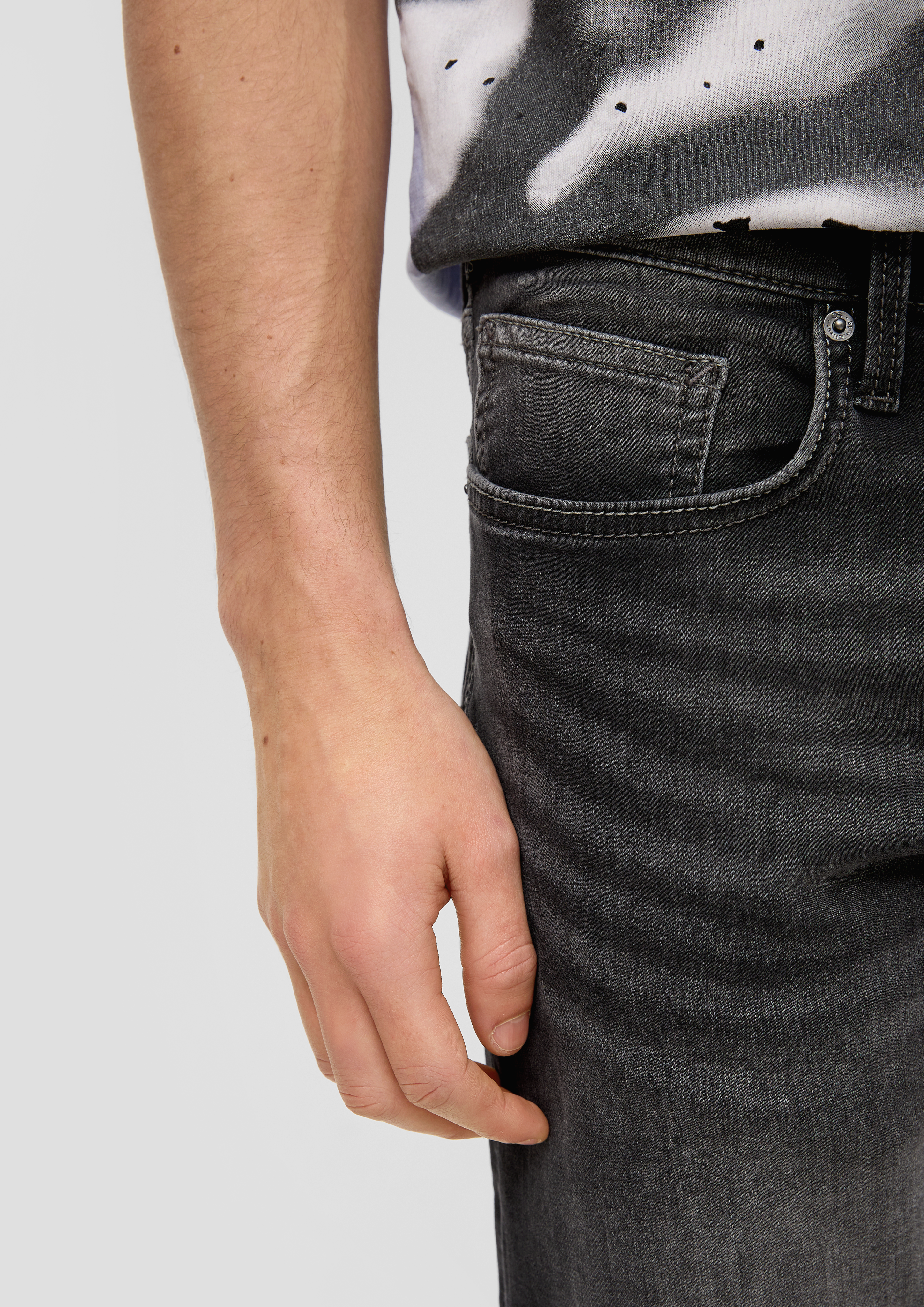 Pantalon en jean in 97Z6 & 55Z9