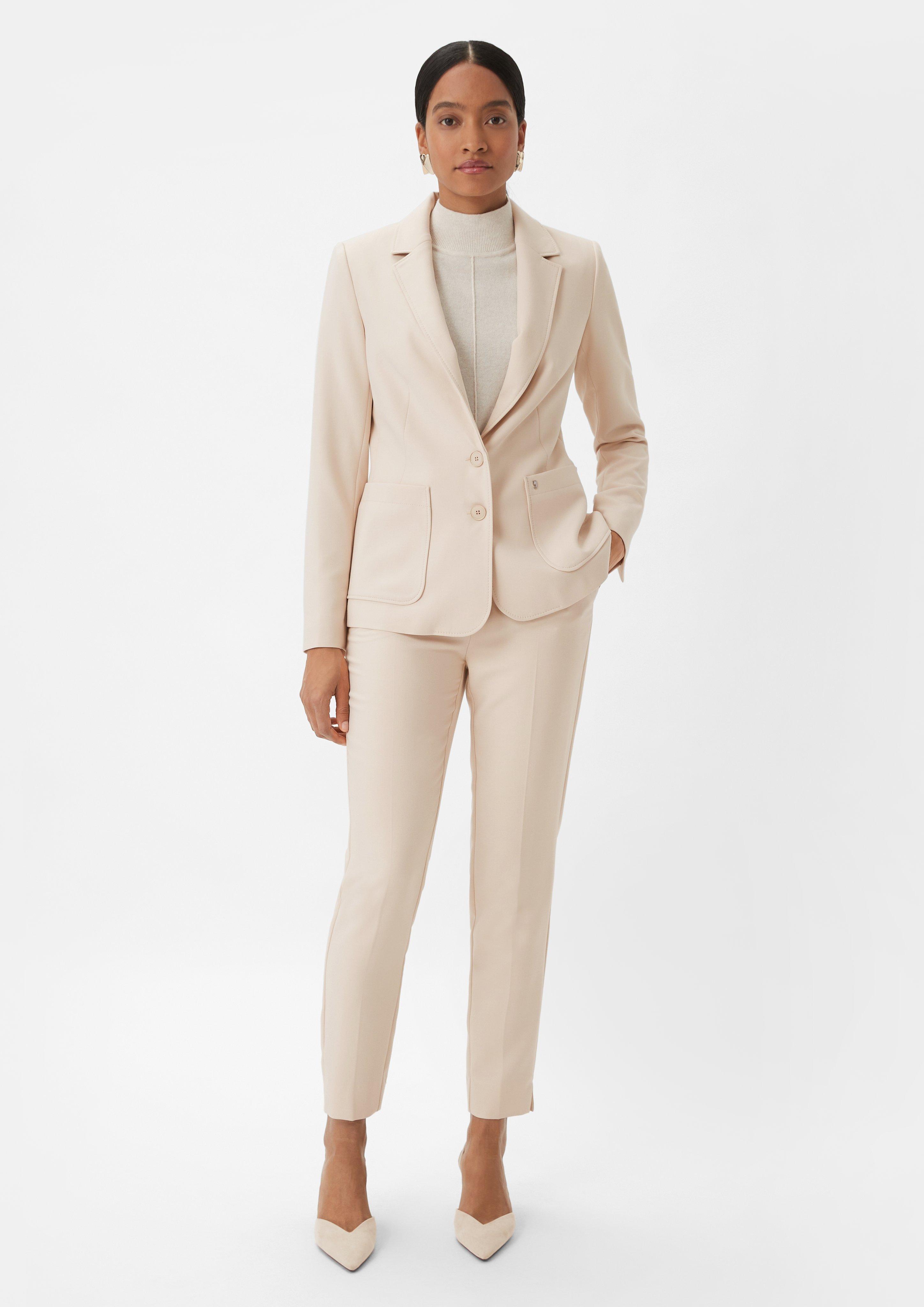 Blazer with lightweight lining - Beige | SCAYLE