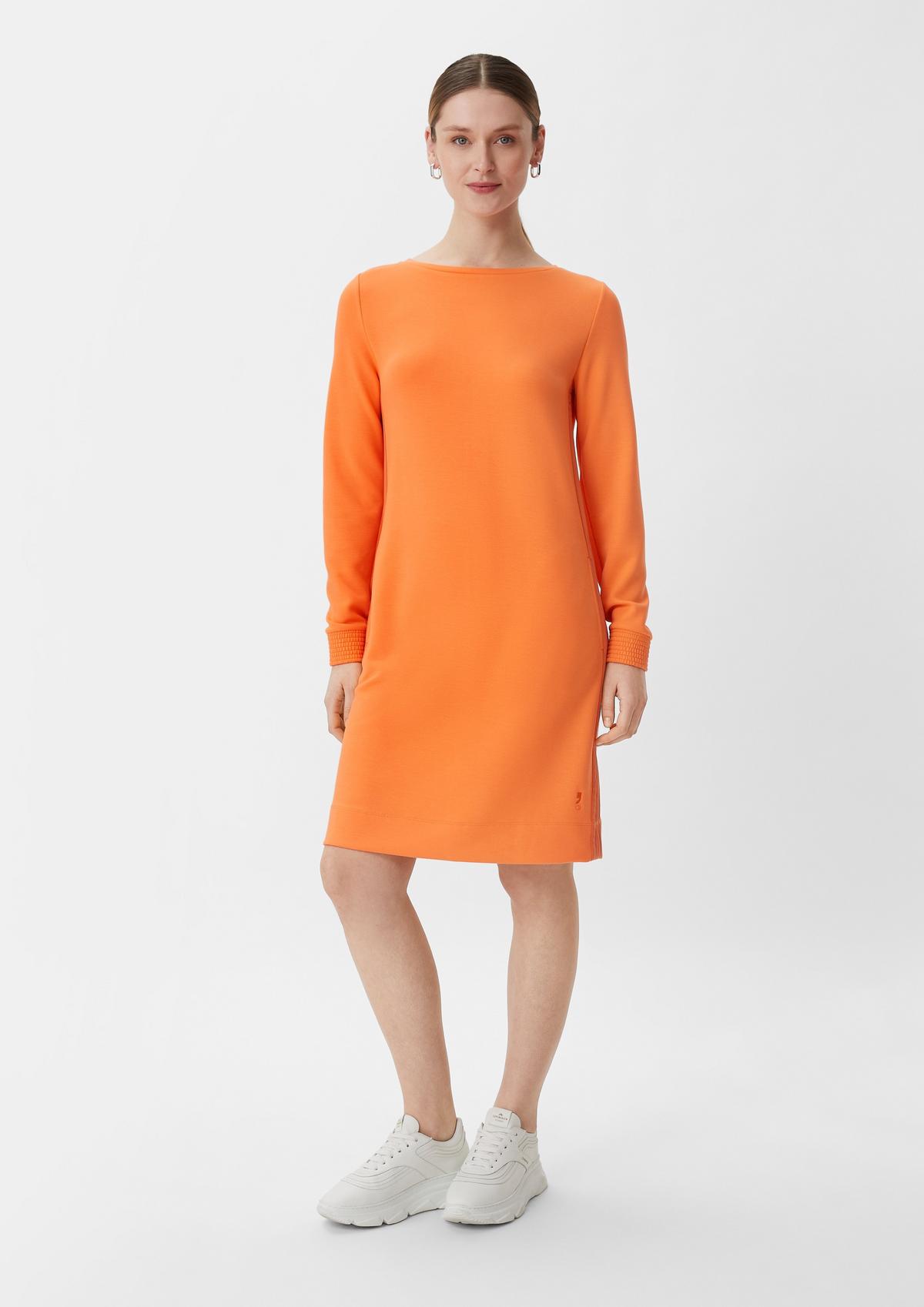 comma Scuba dress with details on the side