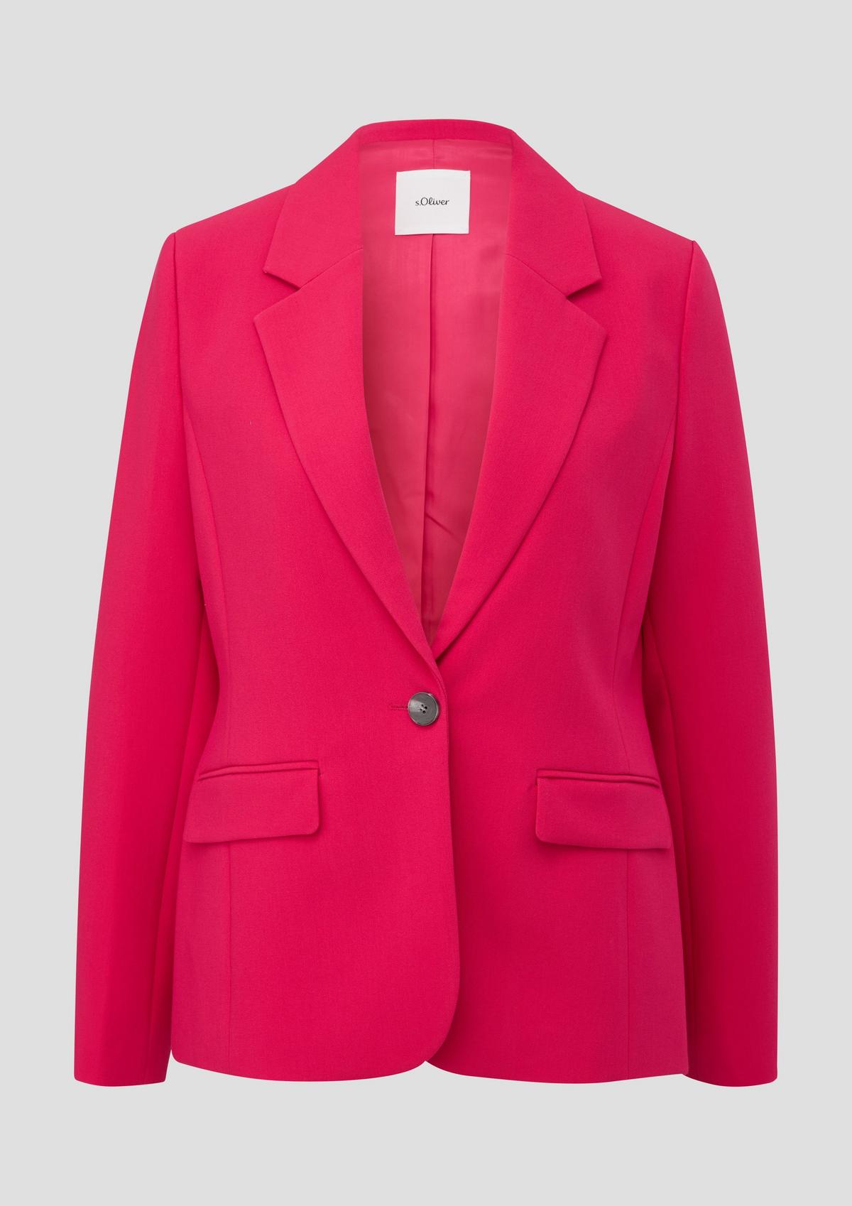 s.Oliver Blazer with a lapel collar