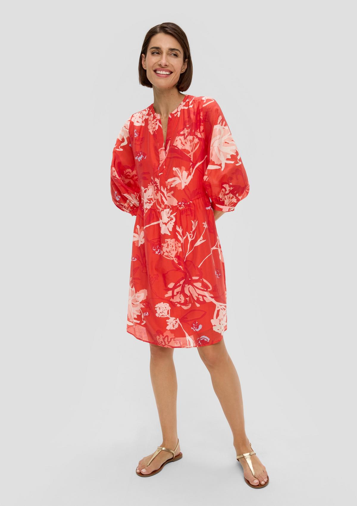 s.Oliver Tunic dress with all-over pattern