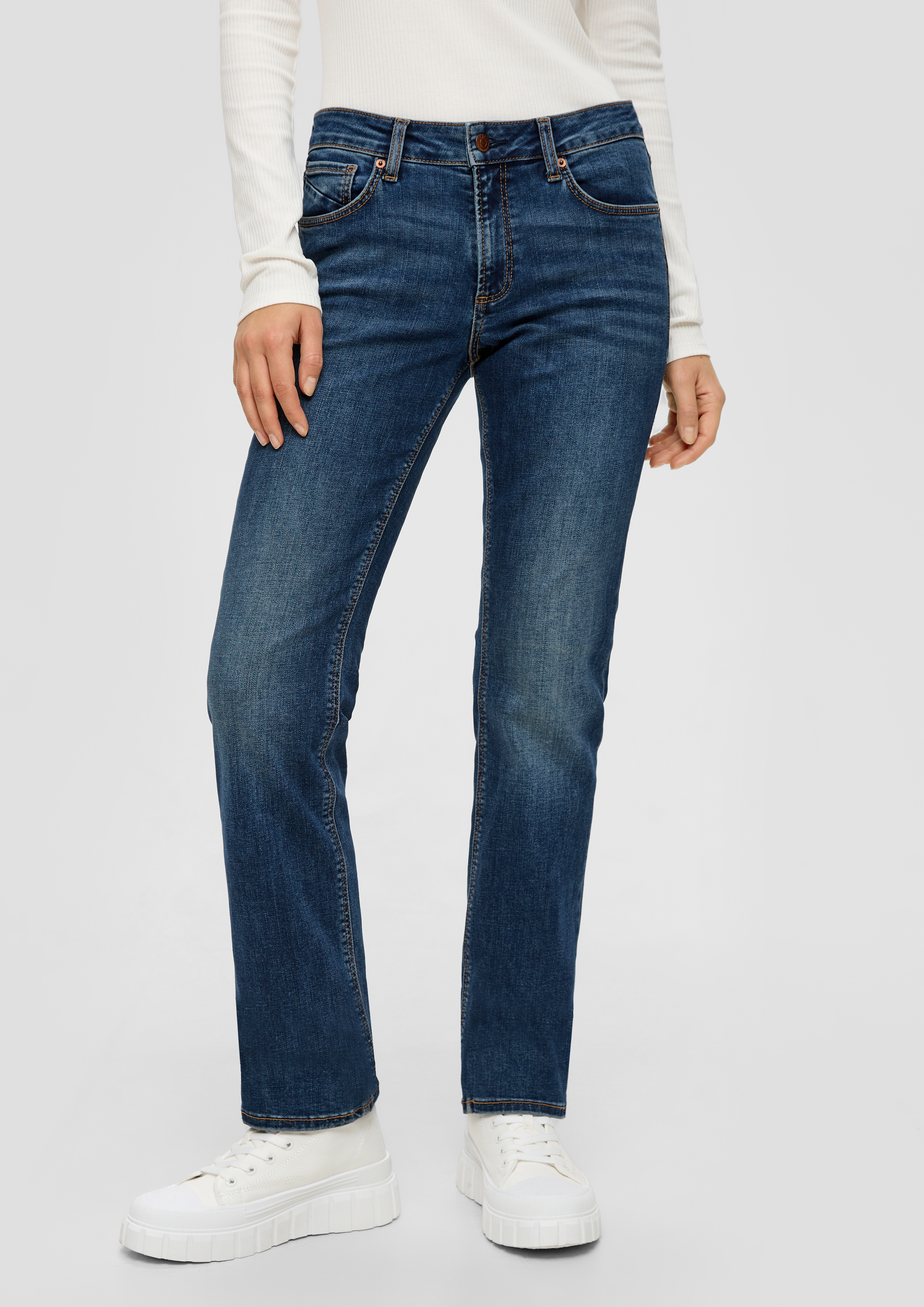 S.Oliver Jeans Catie / Slim Fit / Mid Rise / Straight Leg