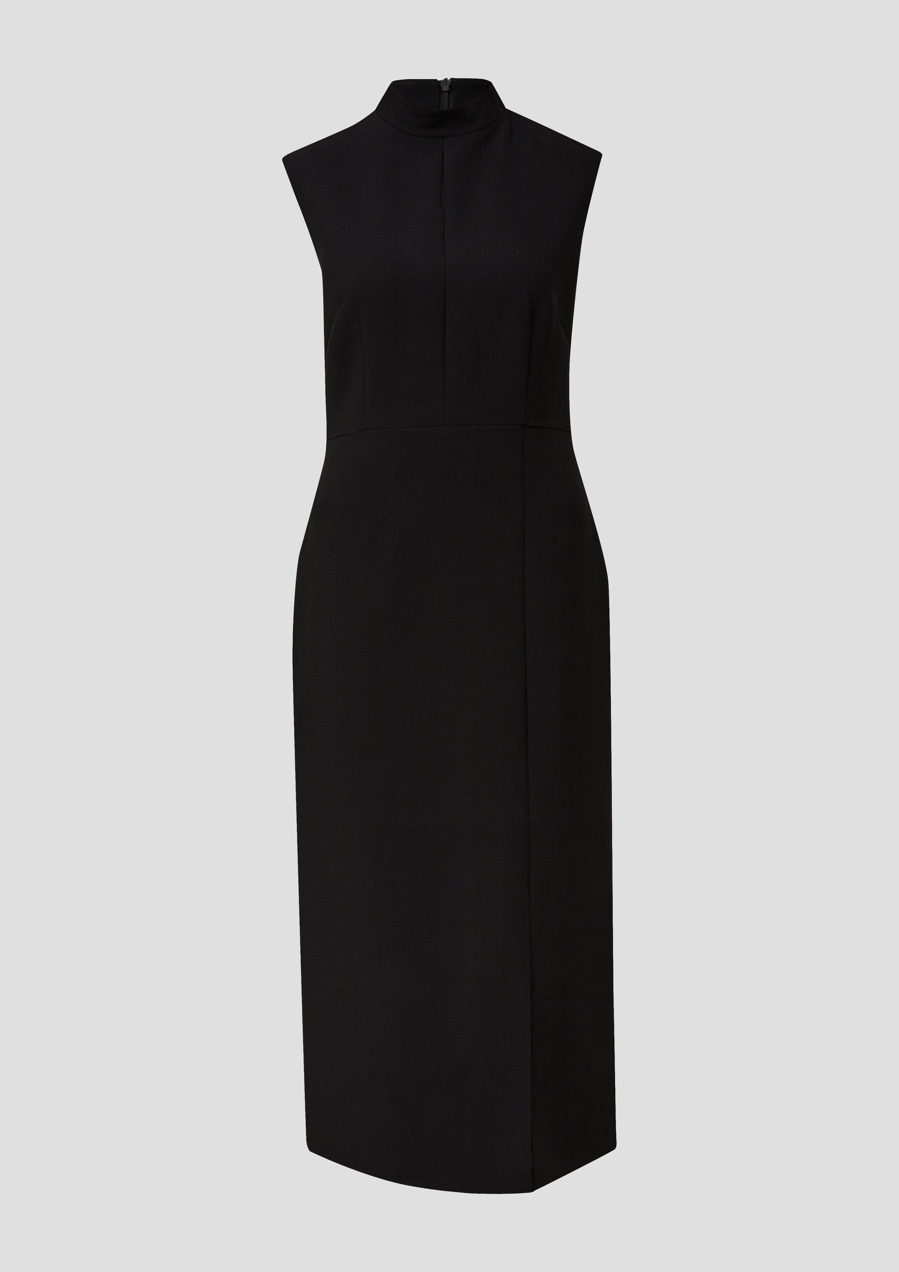 s.Oliver - Maxikleid mit Turtleneck, Damen, schwarz