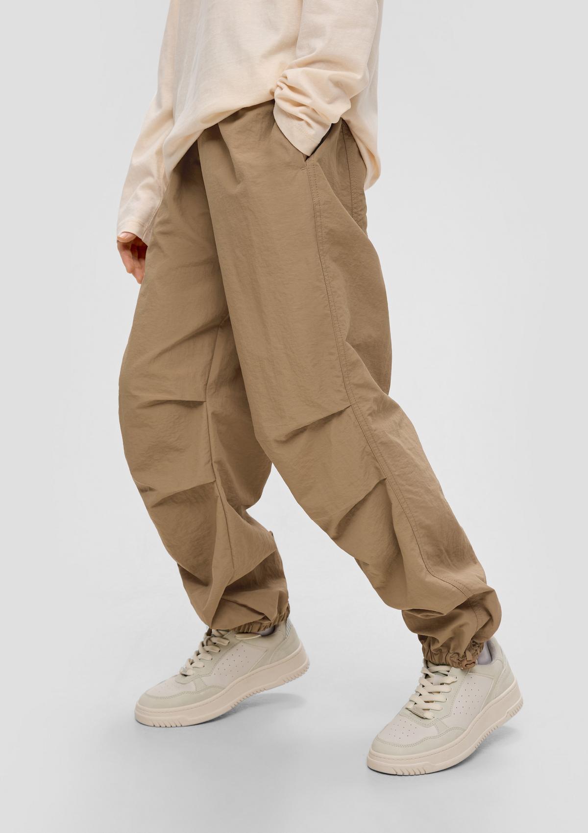 s.Oliver Parachute trousers with a straight leg
