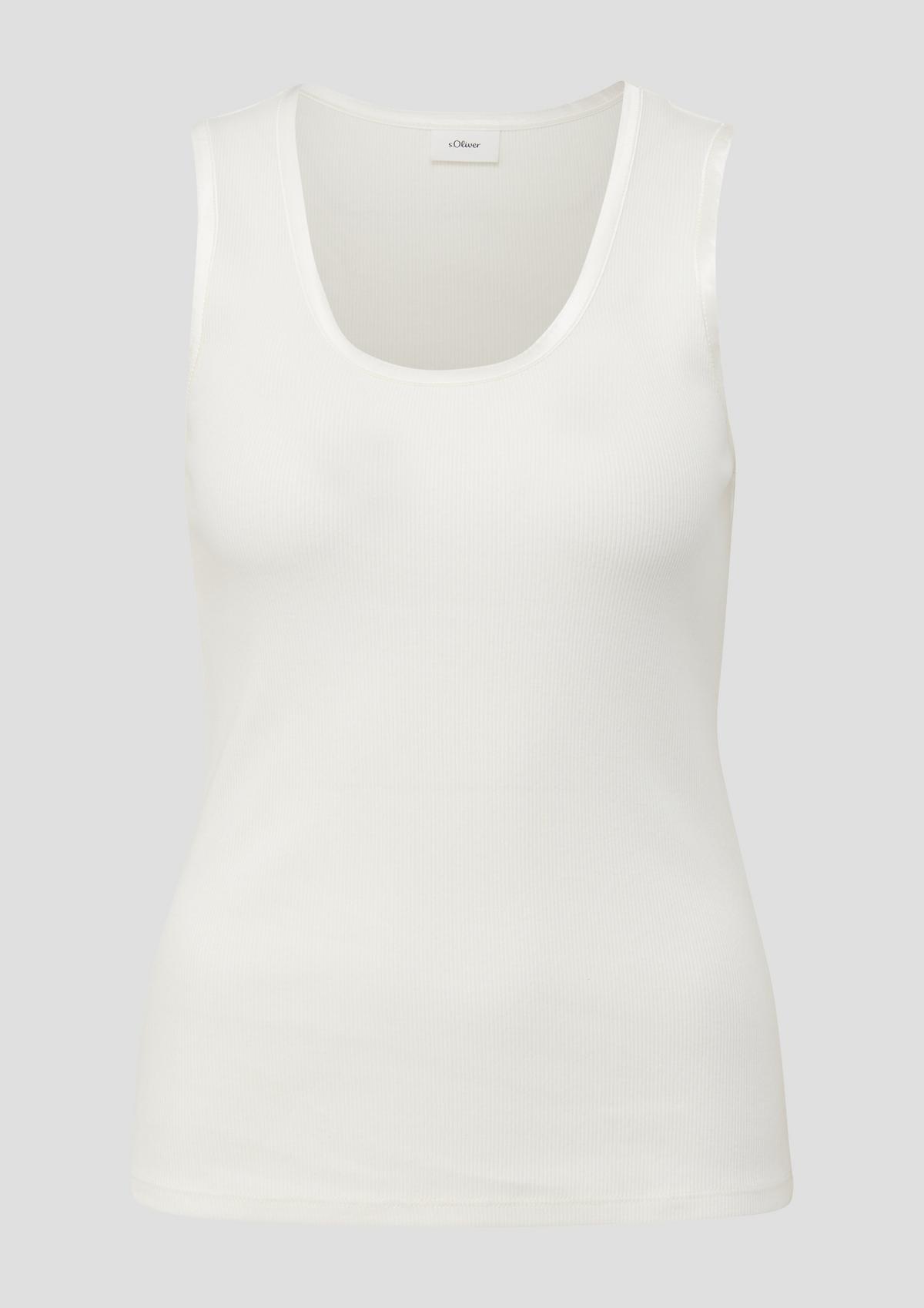 s.Oliver Vest top with satin detail