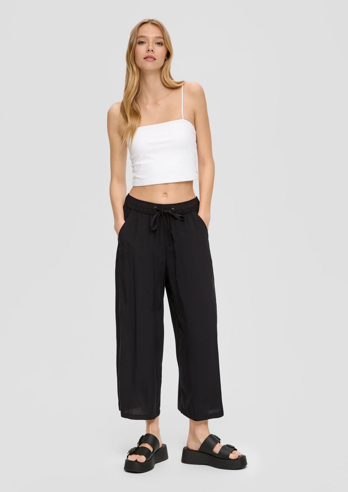 s.Oliver Culottes with an elasticated waistband