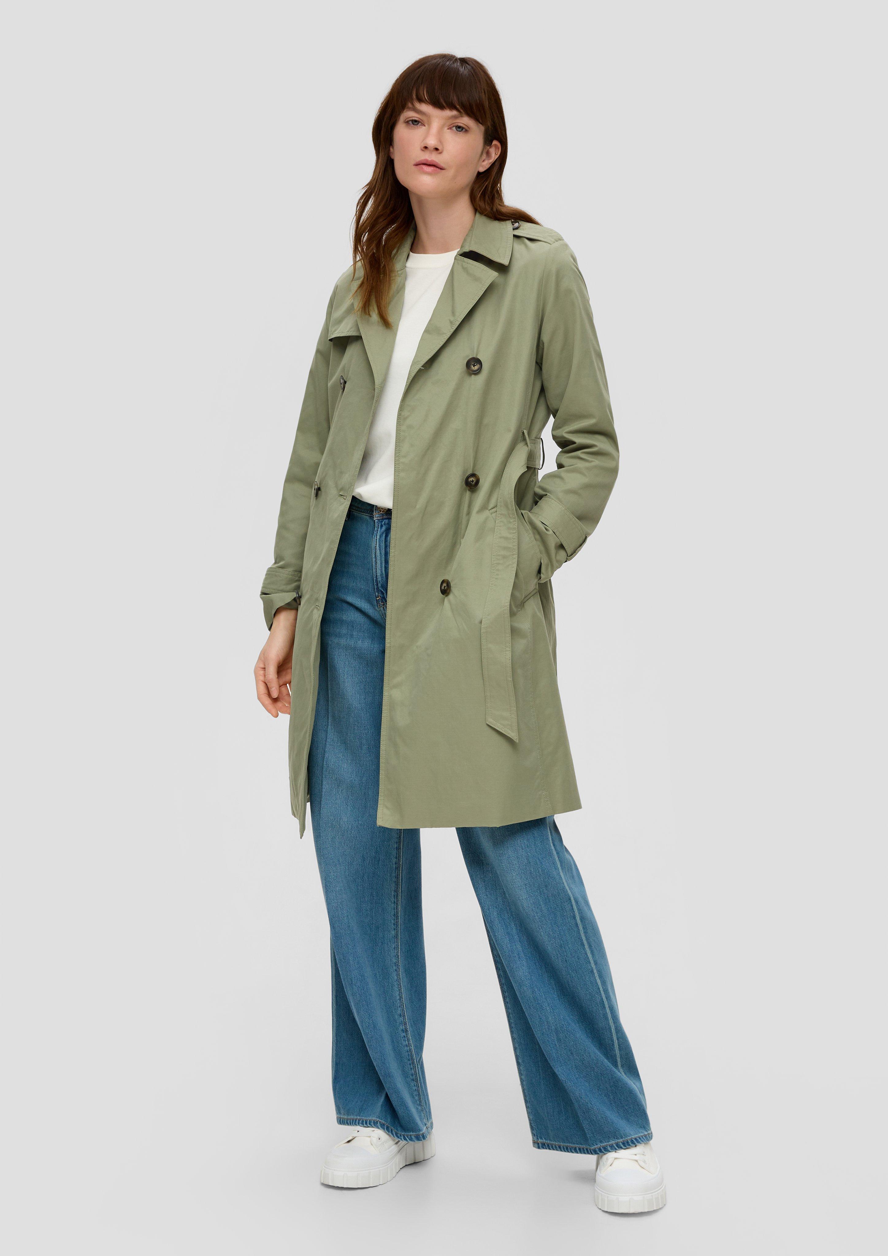 S.Oliver Trenchcoat mit Bindegürtel