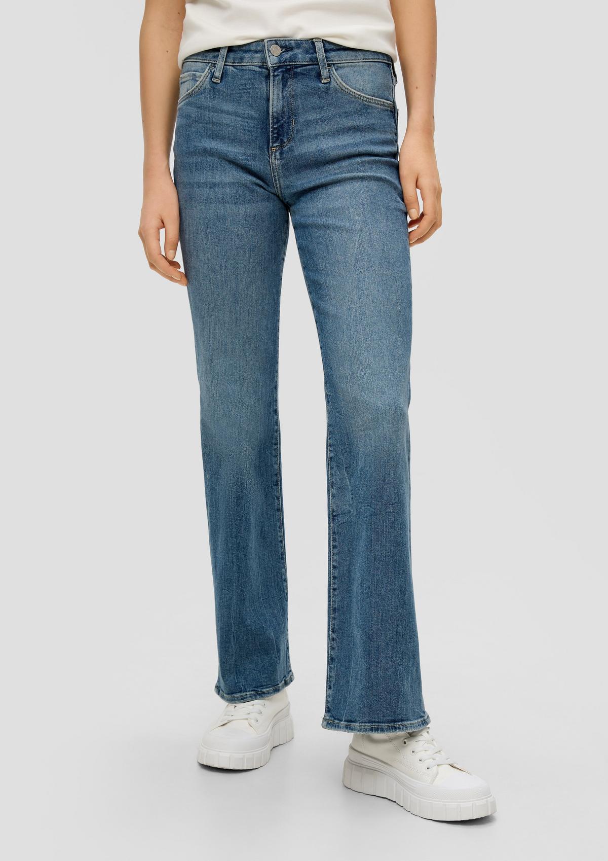 s.Oliver Jeans hlače Selena/Regular Fit/Mid Rise/Flared Leg
