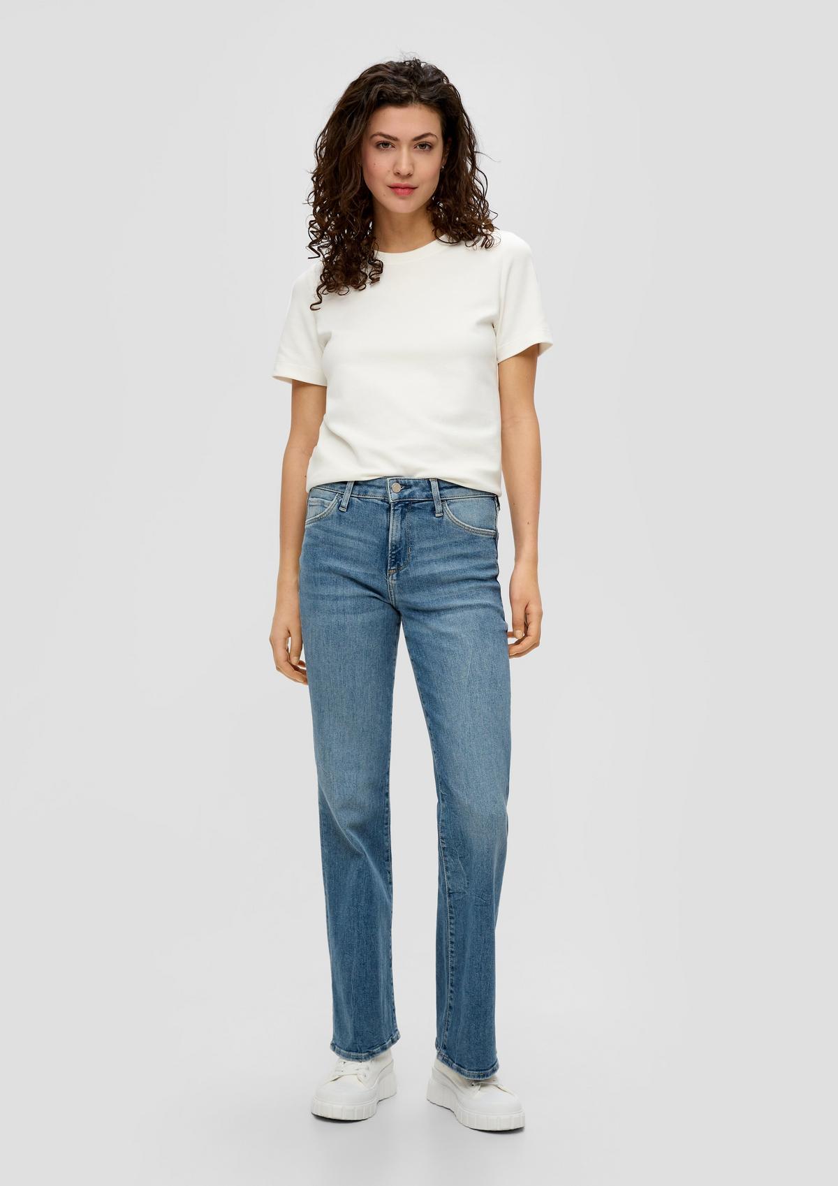 s.Oliver Jeans hlače Selena/Regular Fit/Mid Rise/Flared Leg
