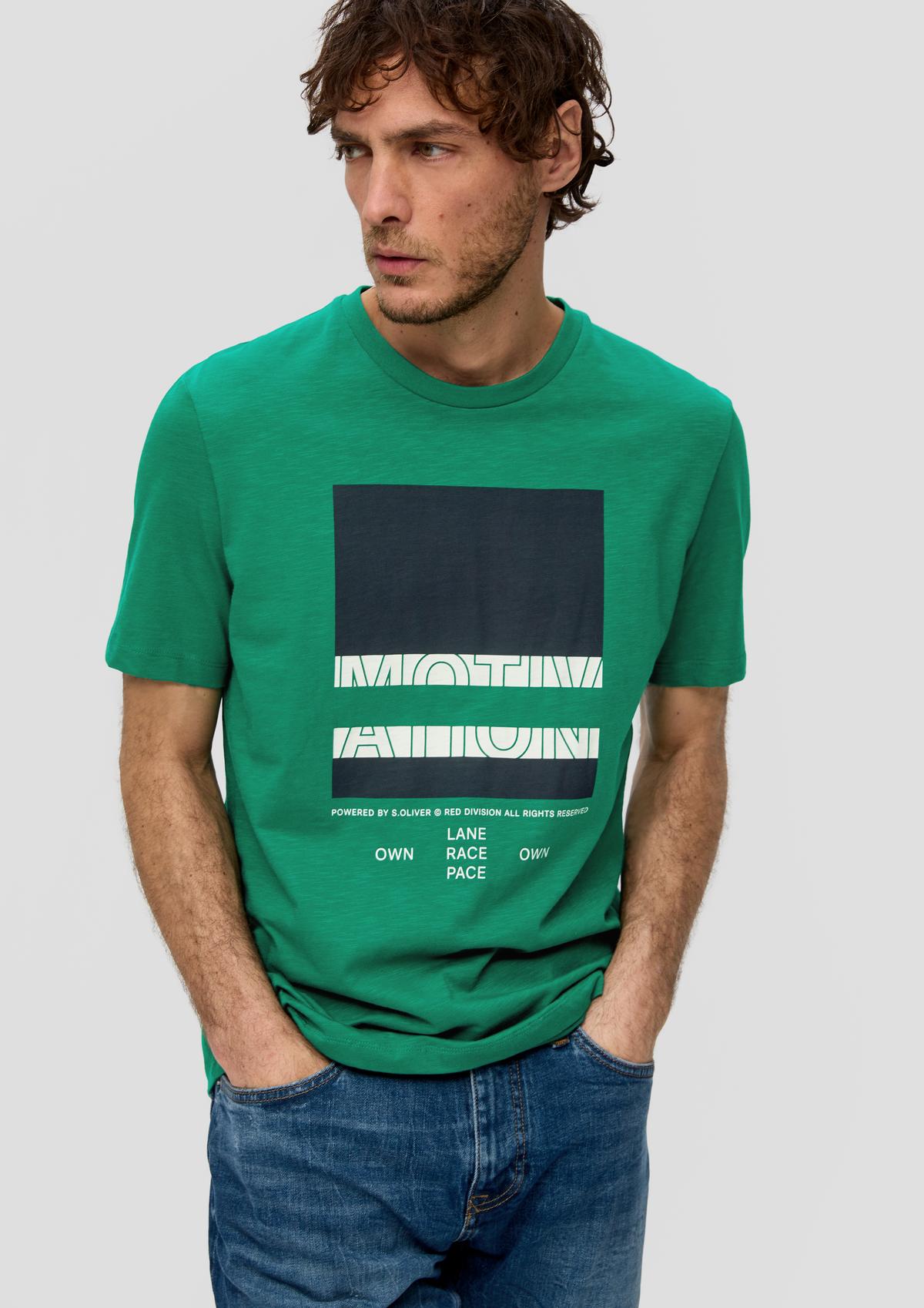 s.Oliver T-shirt imprimé sur le devant