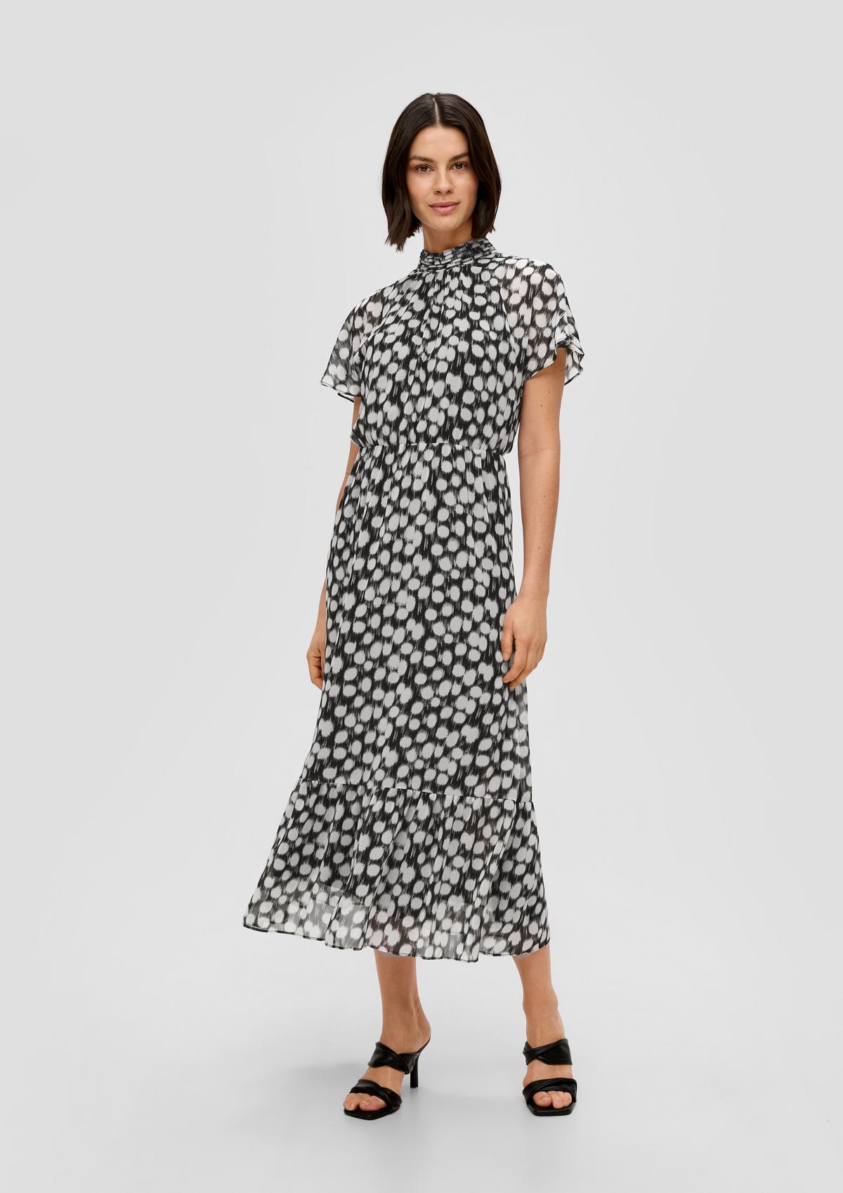 s.Oliver Maxi dress with all-over print