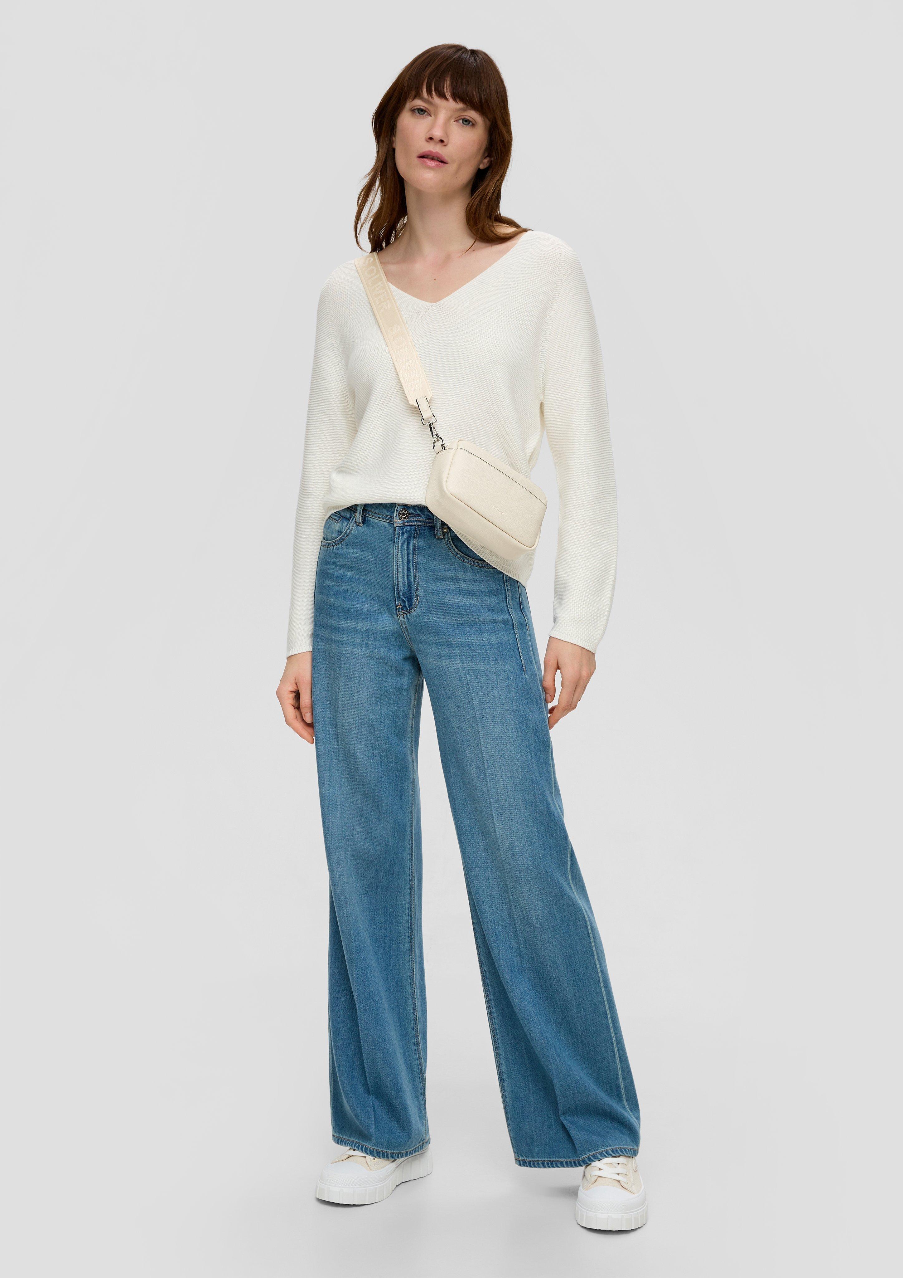 Cross-Body-Bag aus Lederimitat - limettengrün | s.Oliver