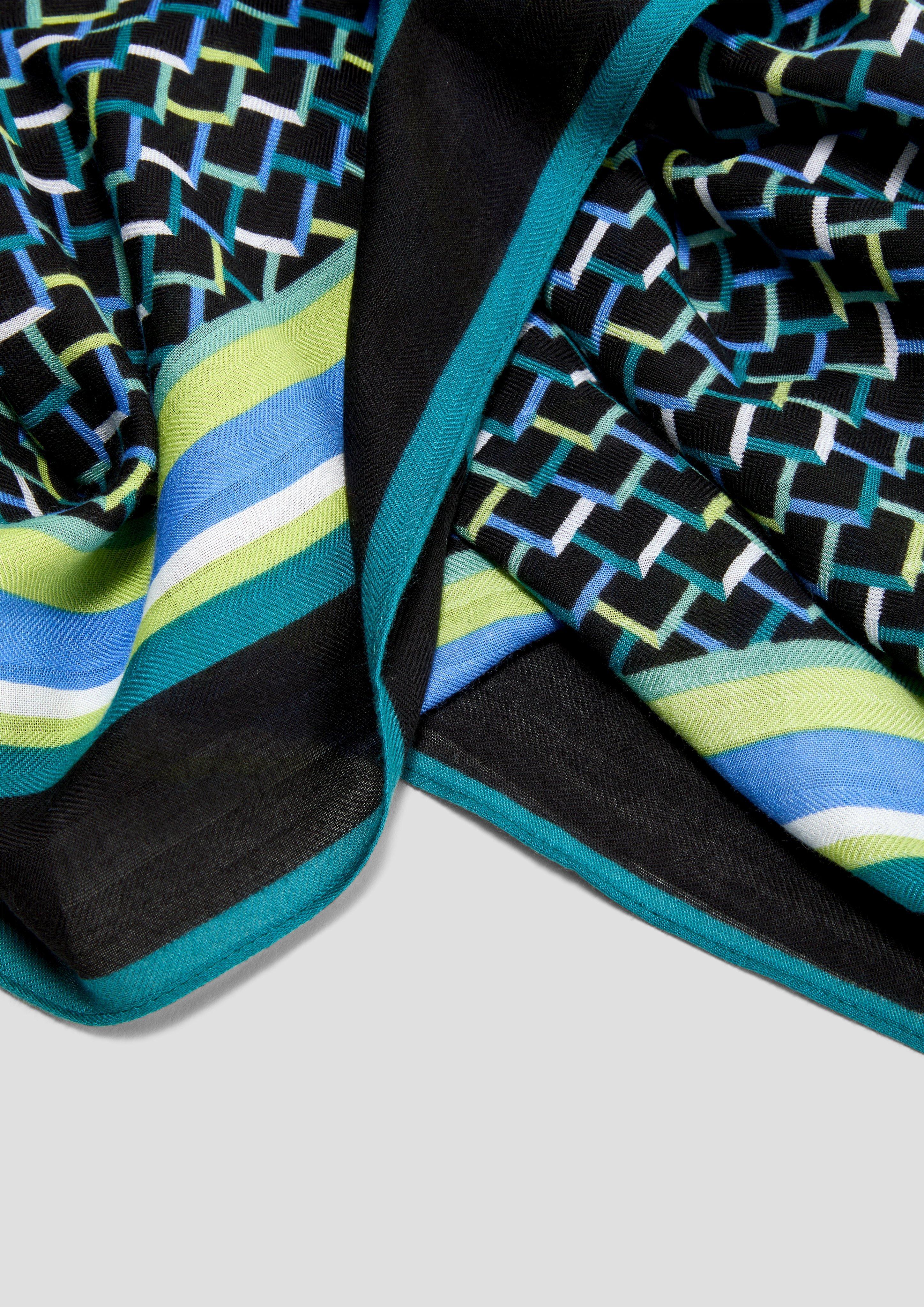 s.Oliver Loop-Schal mit All-over-Print