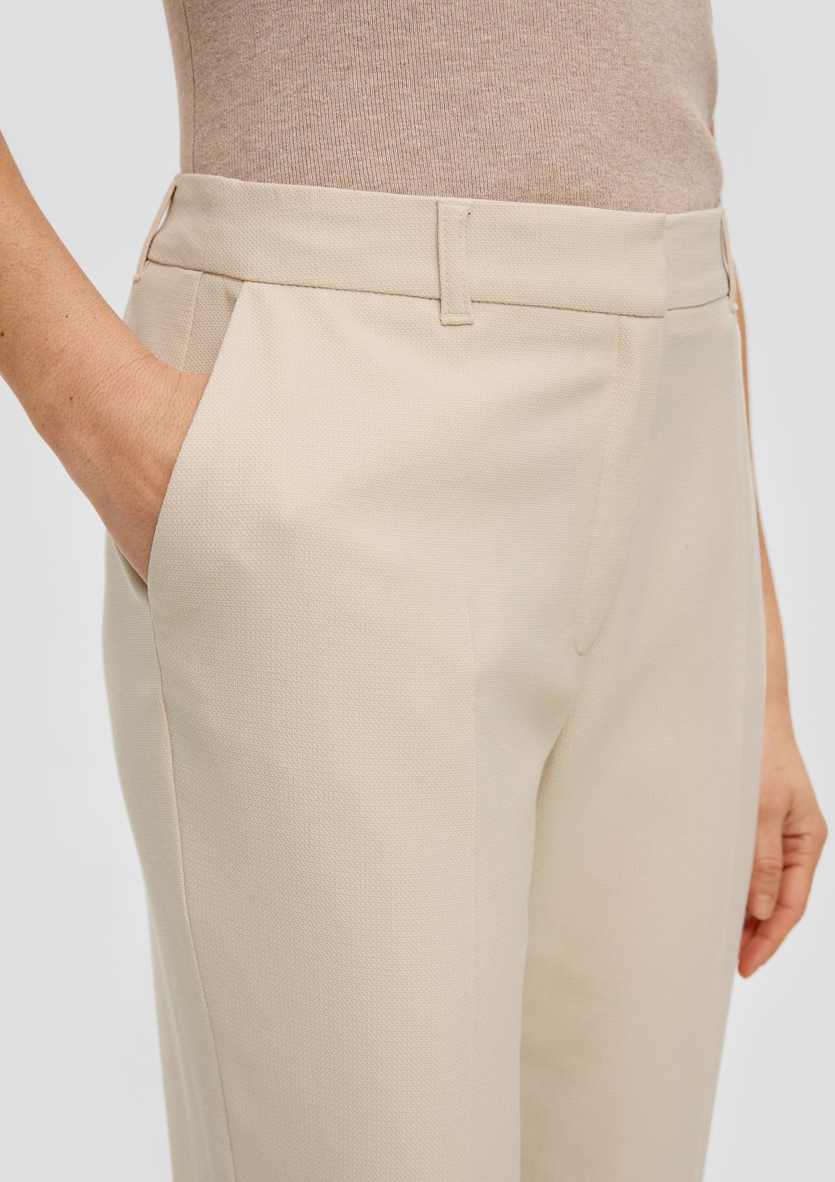 s.Oliver Straight: viscose blend trousers