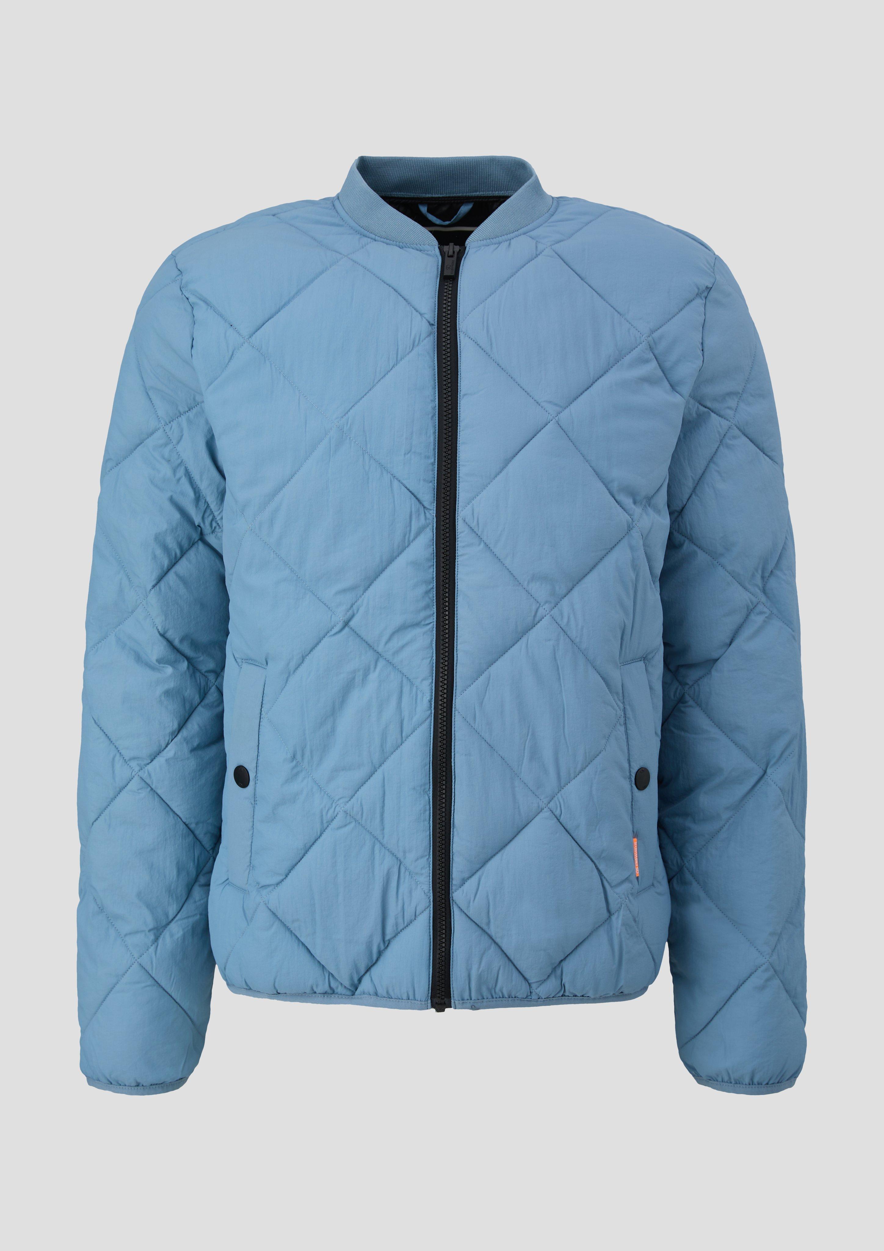 QS - Leichte Steppjacke im Blouson-Stil, Herren, blau