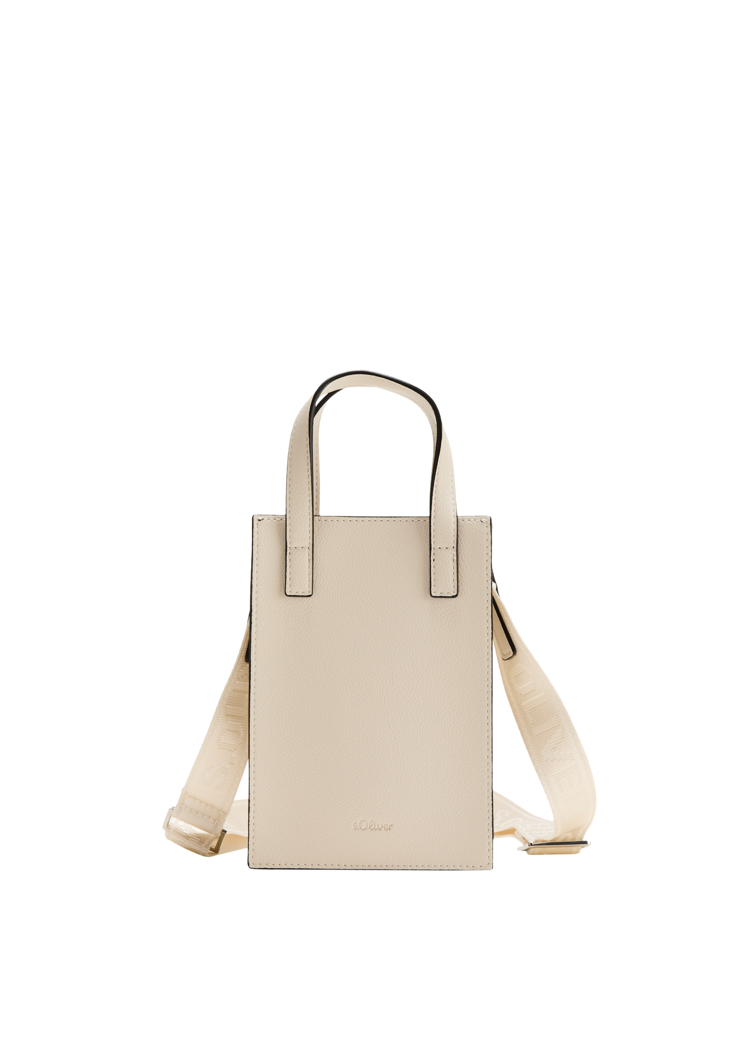 s.Oliver - Crossbody Bag mit längenverstellbarem Schultergurt, Damen, Beige