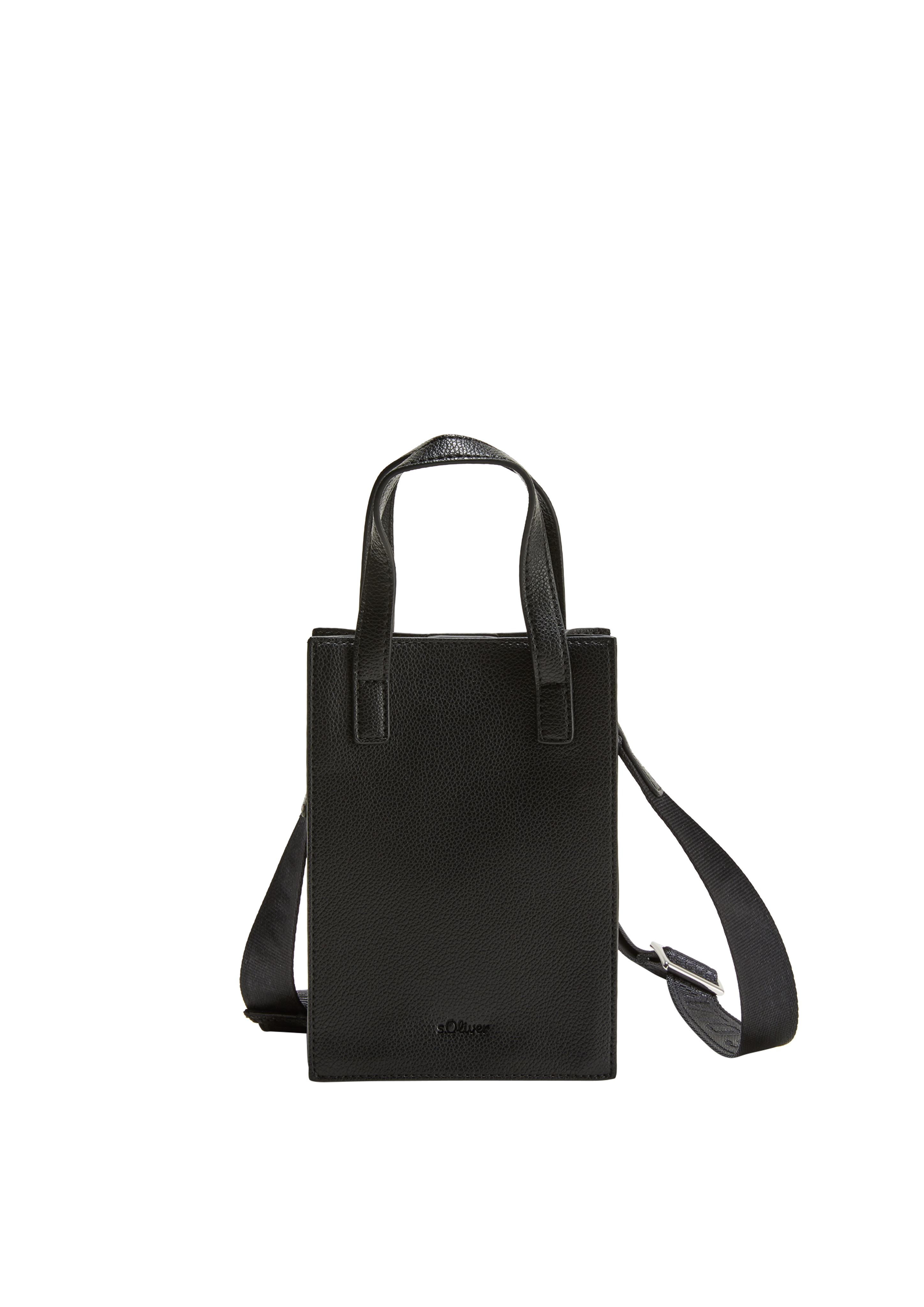 s.Oliver - Crossbody Bag mit längenverstellbarem Schultergurt, Damen, schwarz