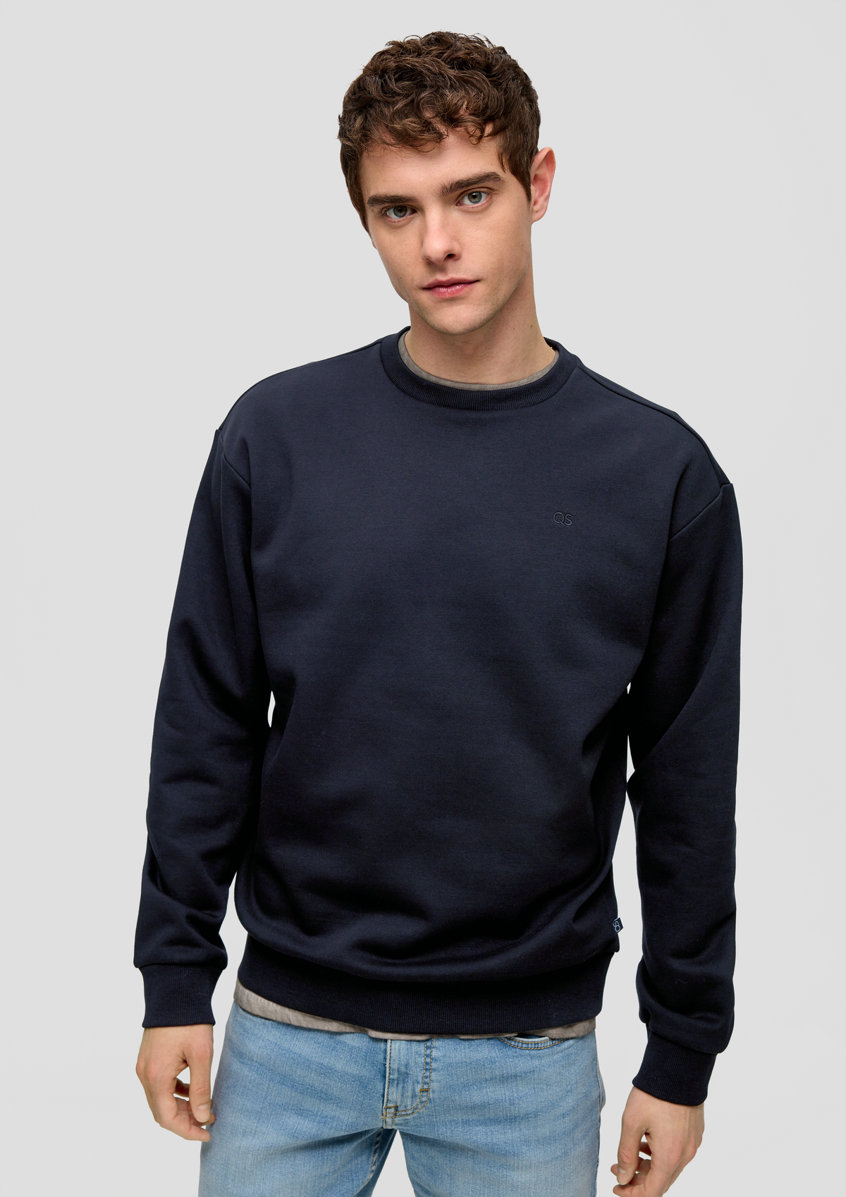 スウェット・トレーナー HERNO Logo embroidery sweatshirt Blue 2141652.58L0_front?w=1200&q=80