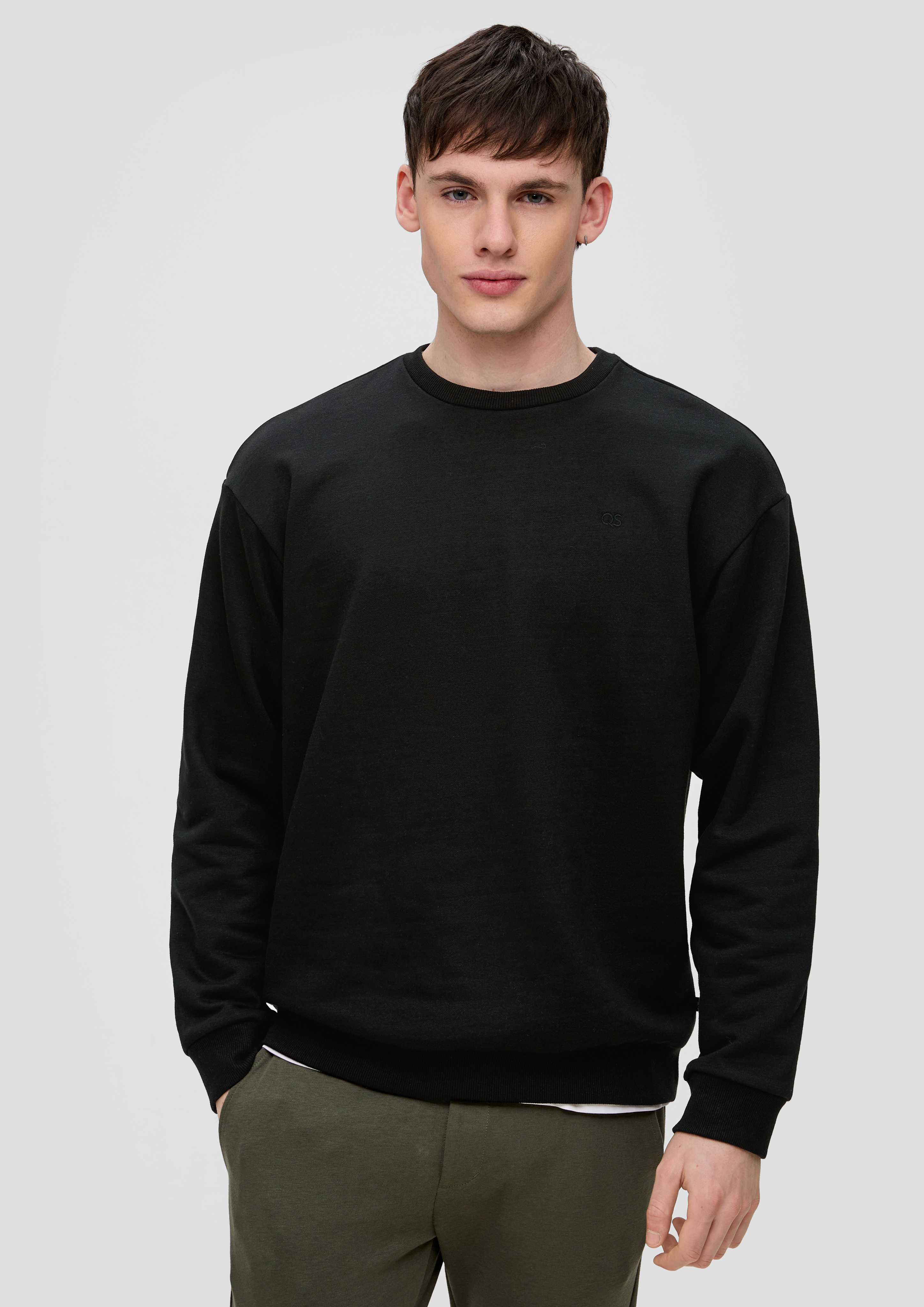 S.Oliver Sweatshirt mit Logo-Stickerei