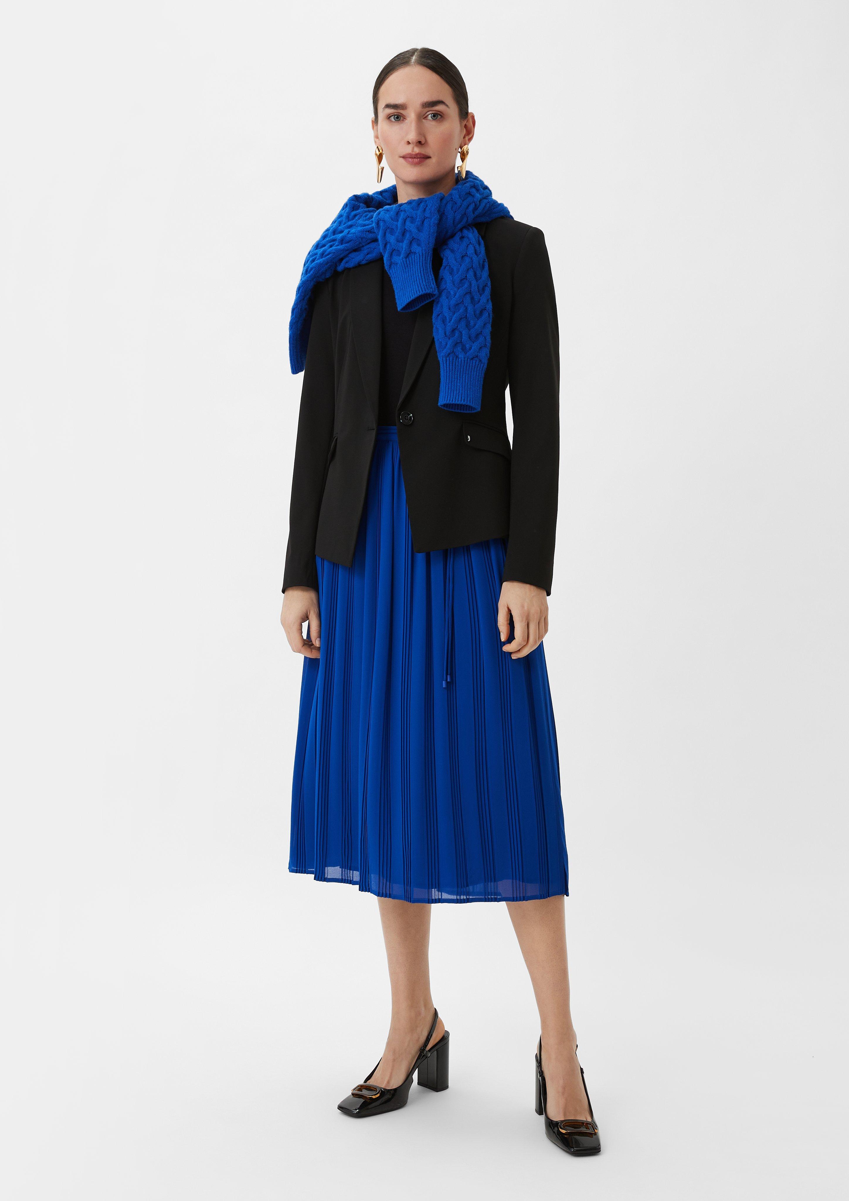 Co´Couture - Ellycc Pleat Skirt 44043 - 586 - Dusty Blue