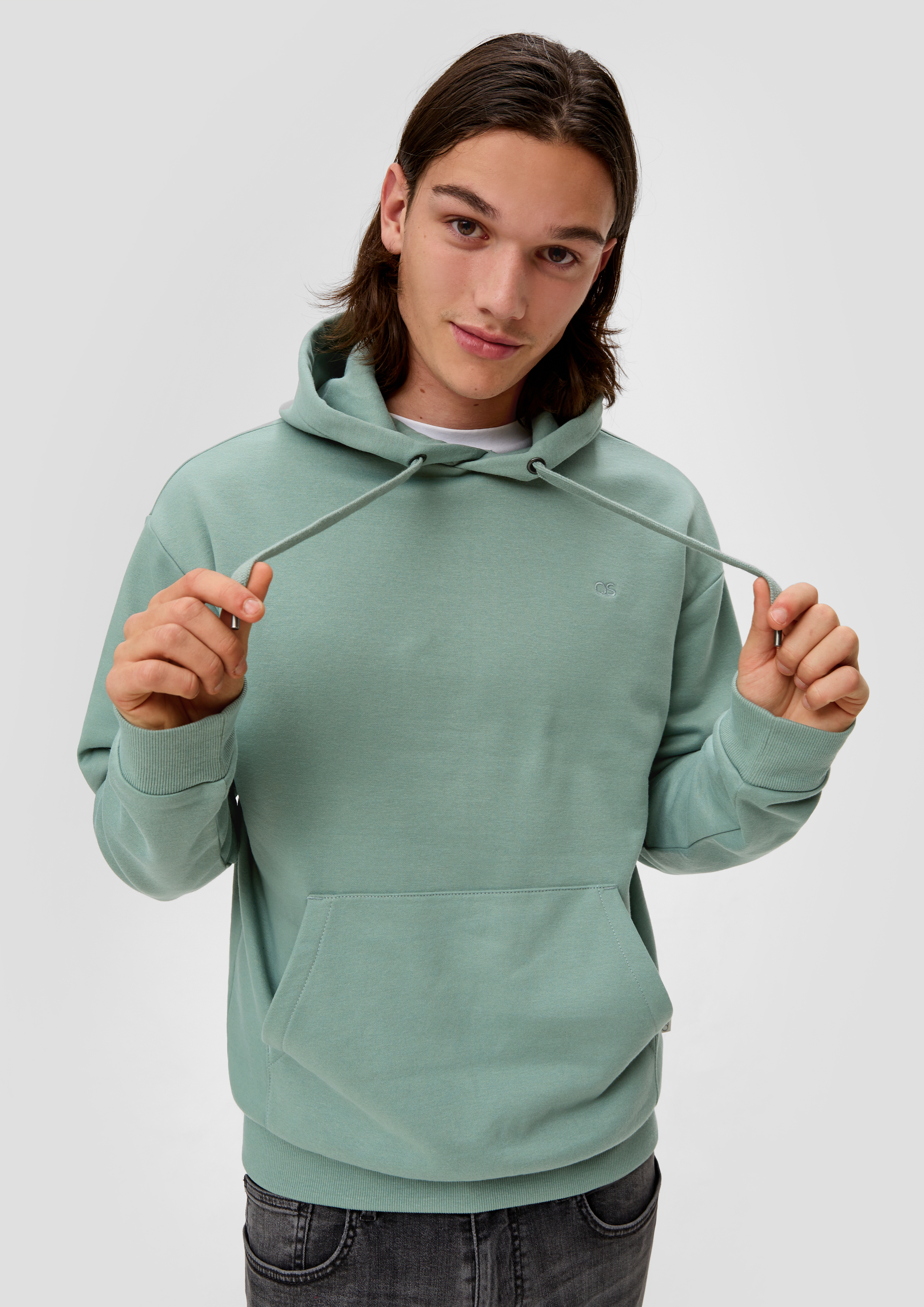 S.Oliver Sweatshirt mit Logostickerei