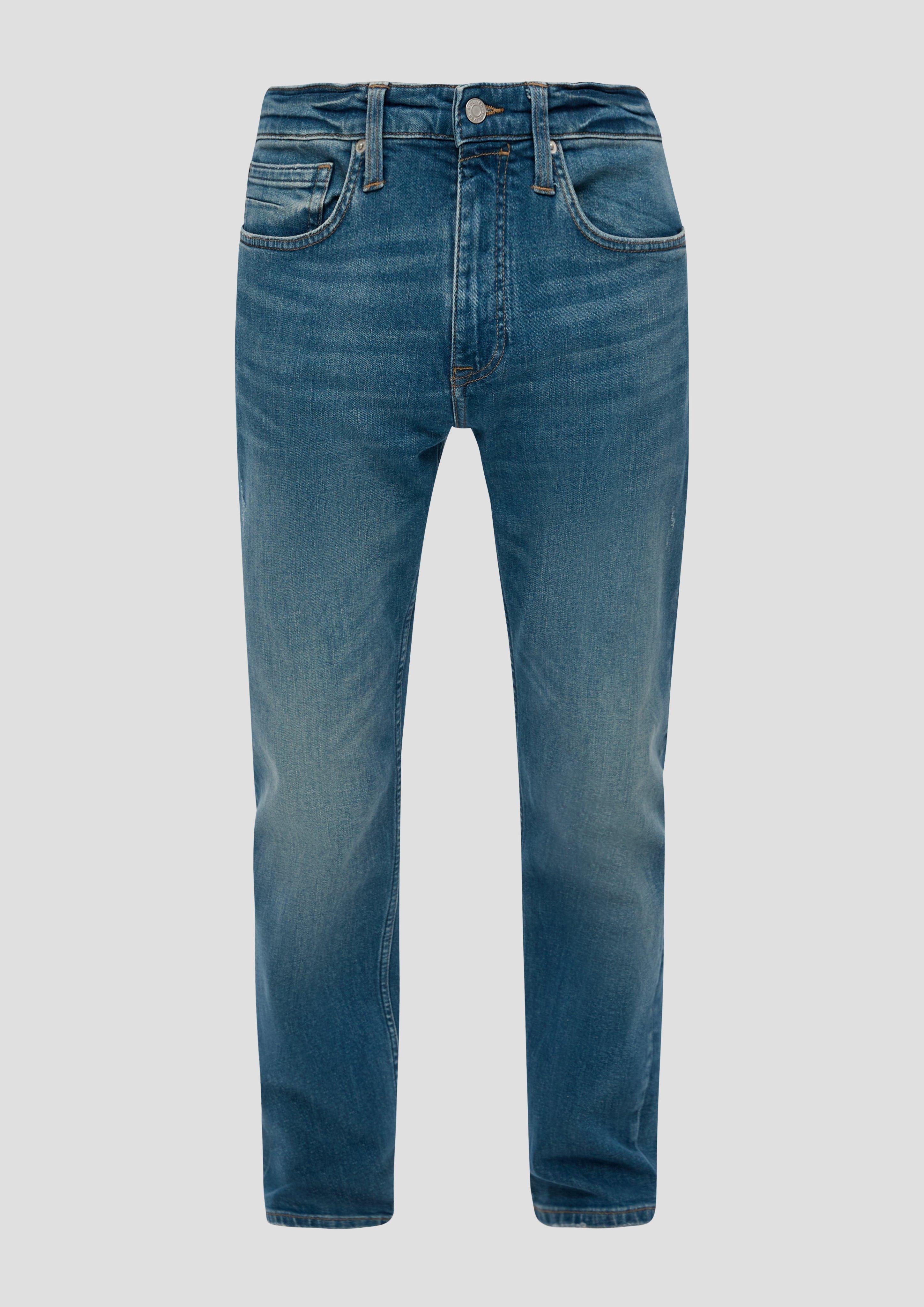 s.Oliver - Jeans Mauro / Regular Fit / Hight Waist / Tapered Leg, Herren, blau