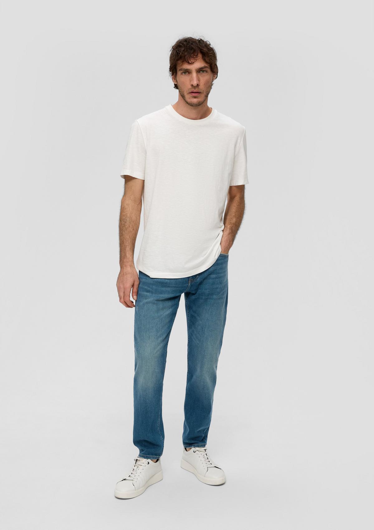 Jeans hlače Mauro/kroj Regular Fit/ visok pas/Tapered Leg
