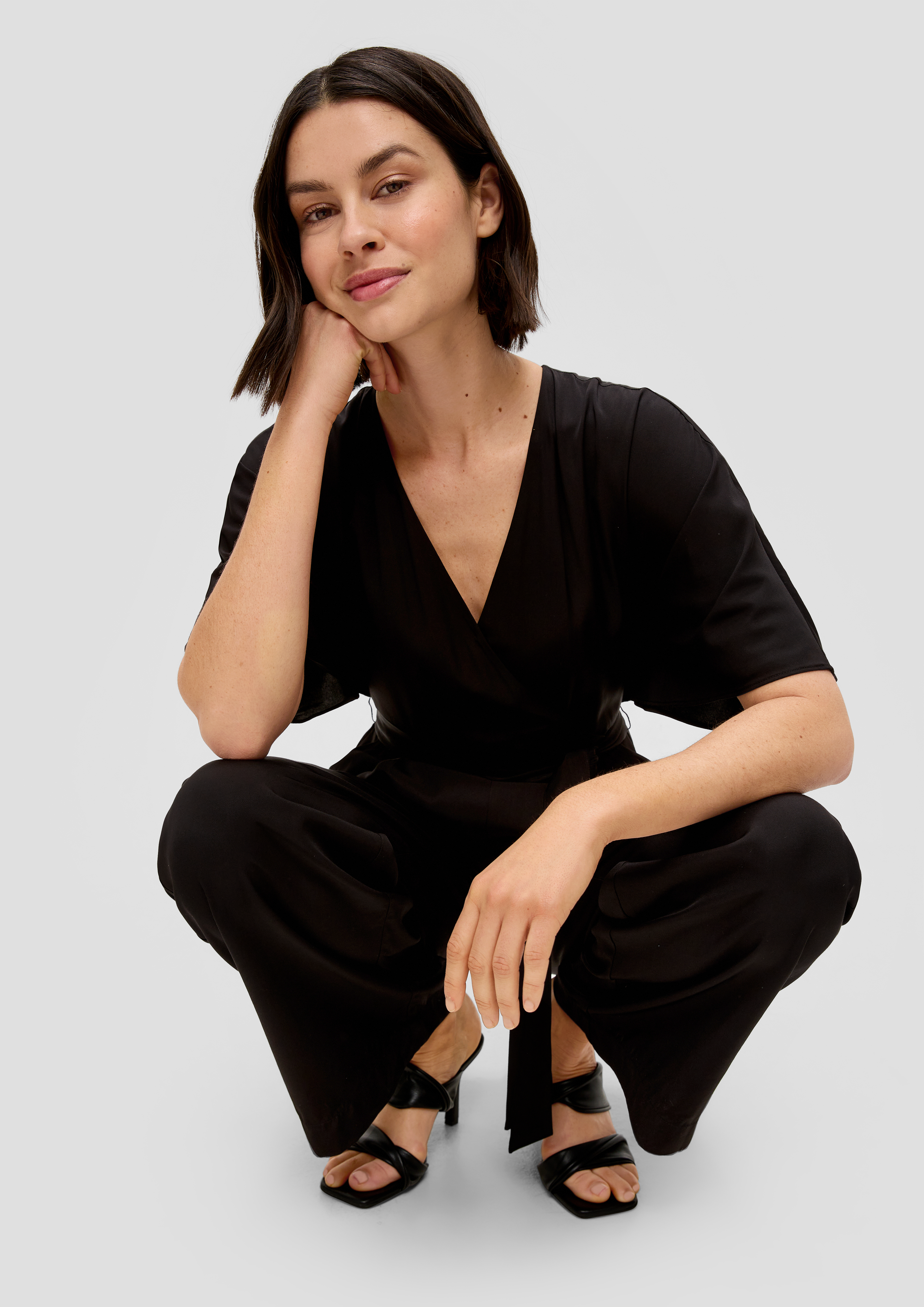 S.Oliver Jumpsuit mit Bindedetail