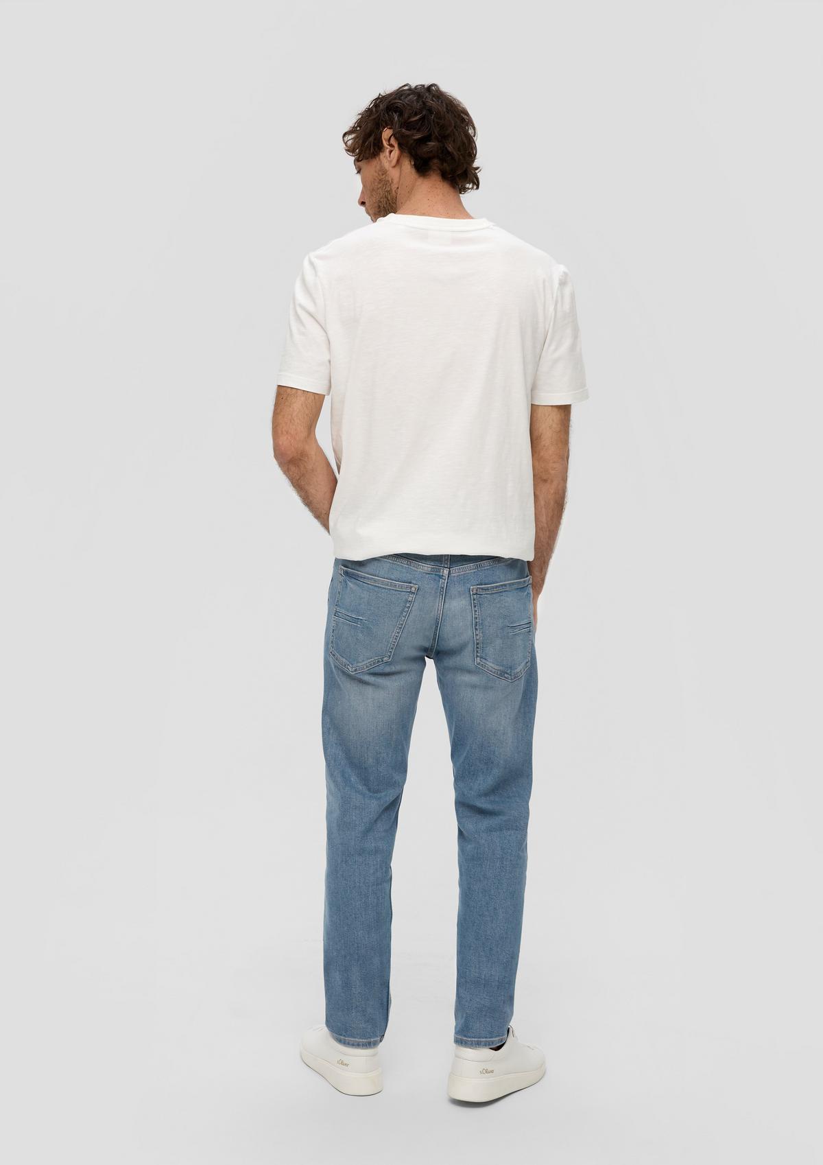 s.Oliver Jeans hlače Mauro/kroj Regular Fit/ visok pas/Tapered Leg