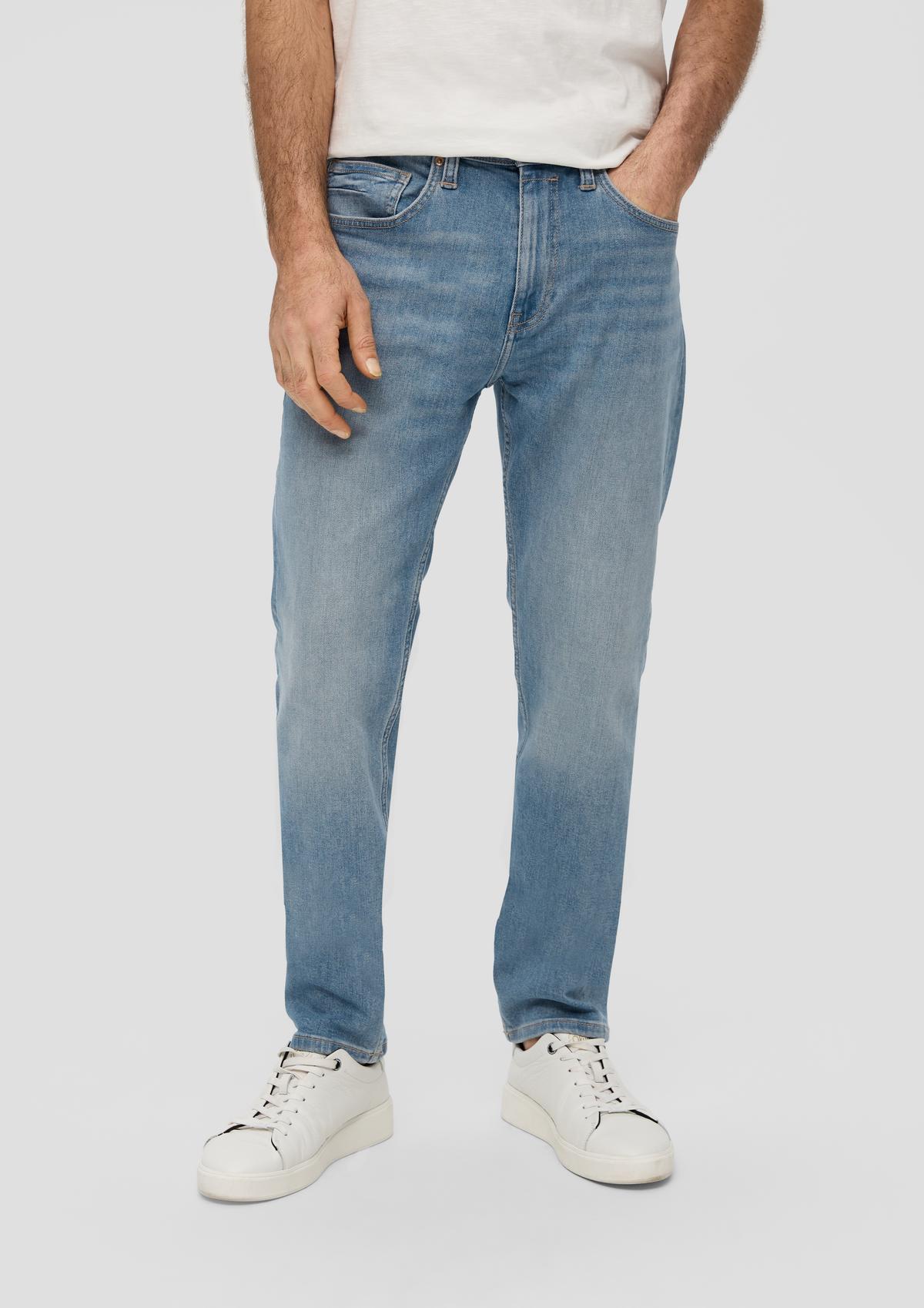 s.Oliver Jeans hlače Mauro/kroj Regular Fit/ visok pas/Tapered Leg
