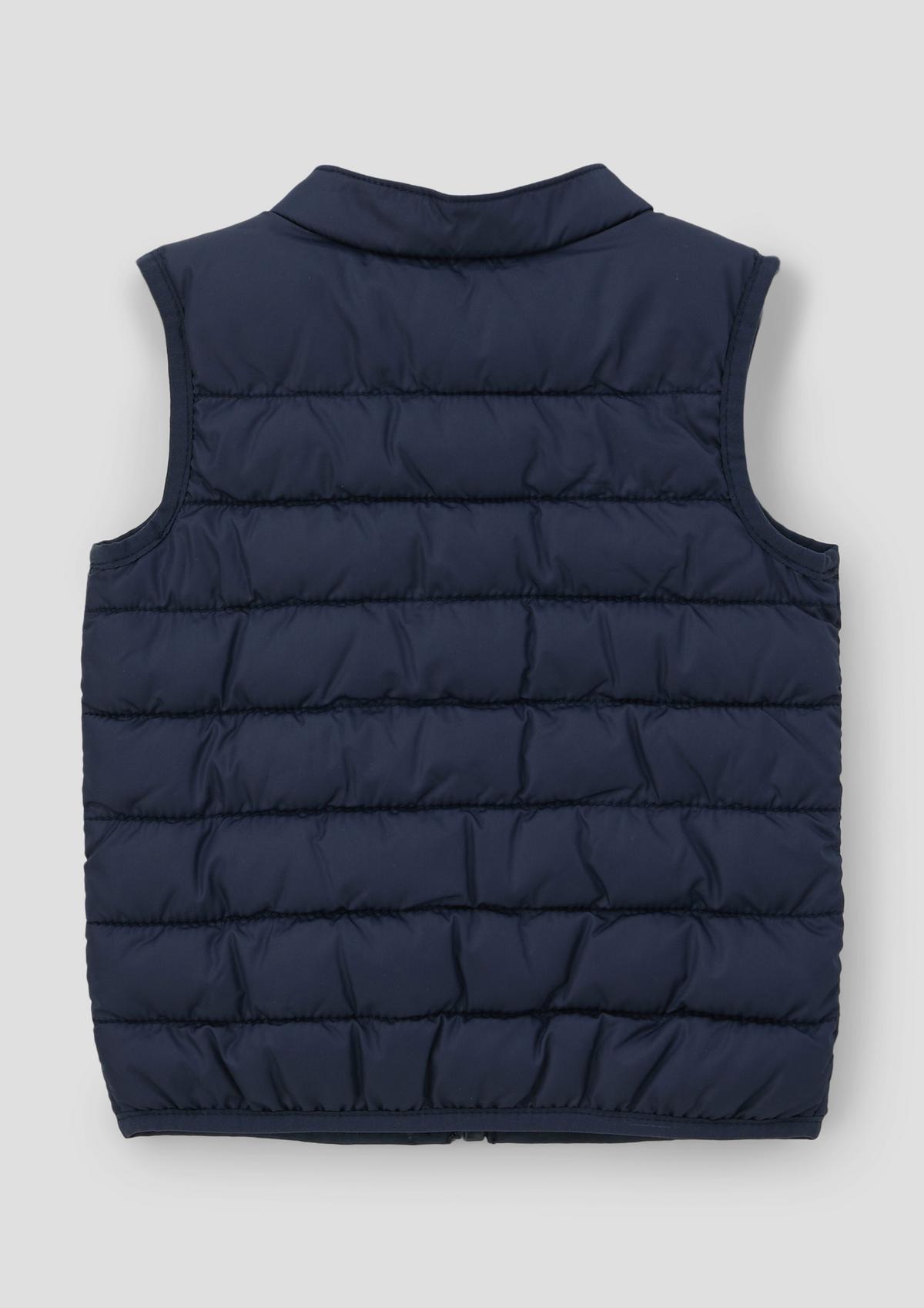 s.Oliver Waistcoat in smooth fabric